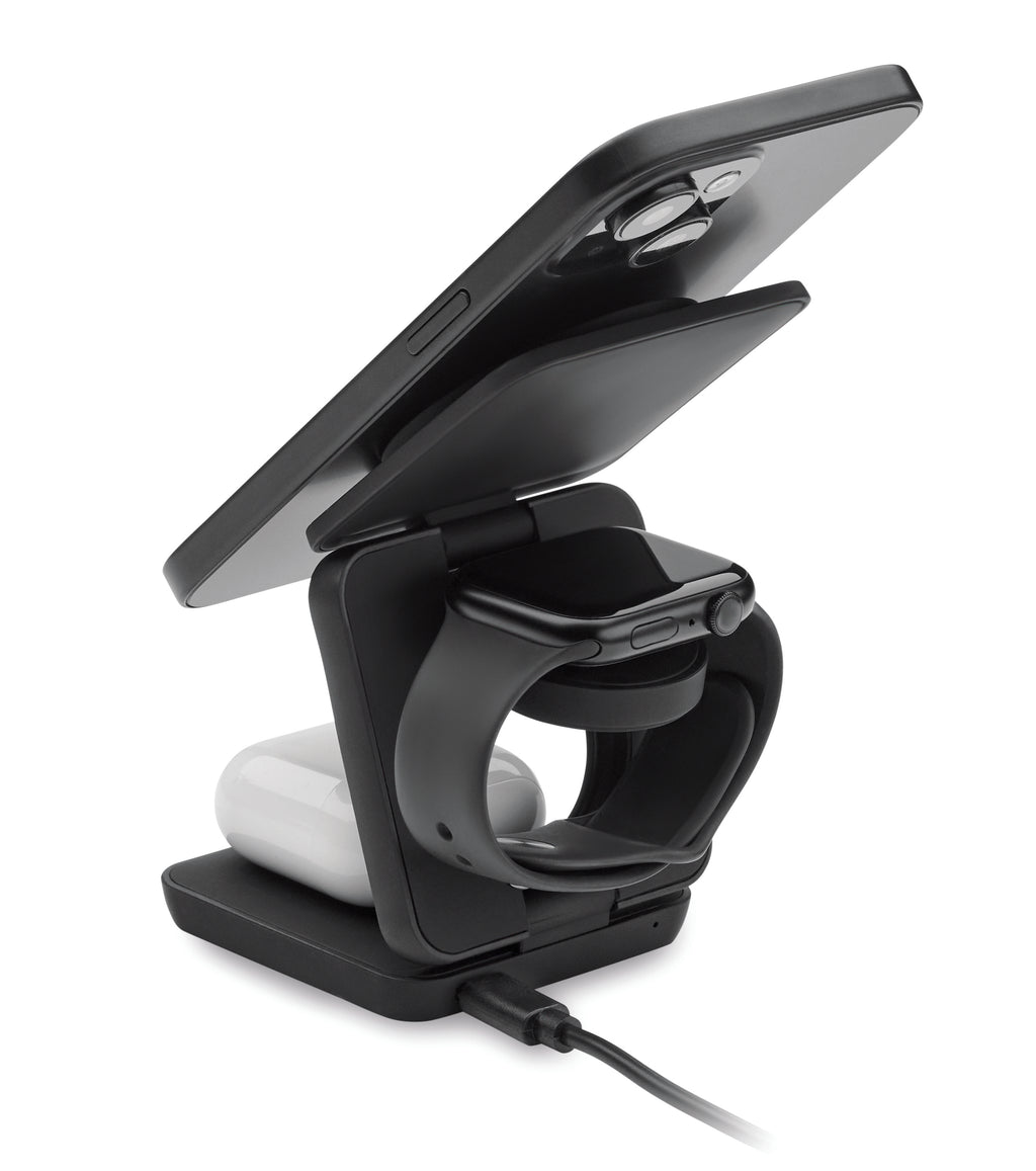 NETICA 3-in-1 Foldable Wireless Charging Station