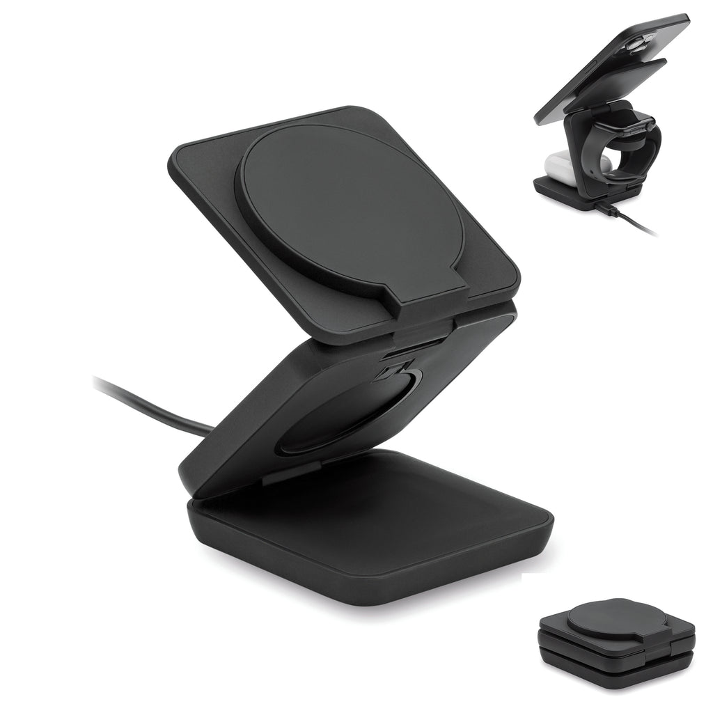 NETICA 3-in-1 Foldable Wireless Charging Station