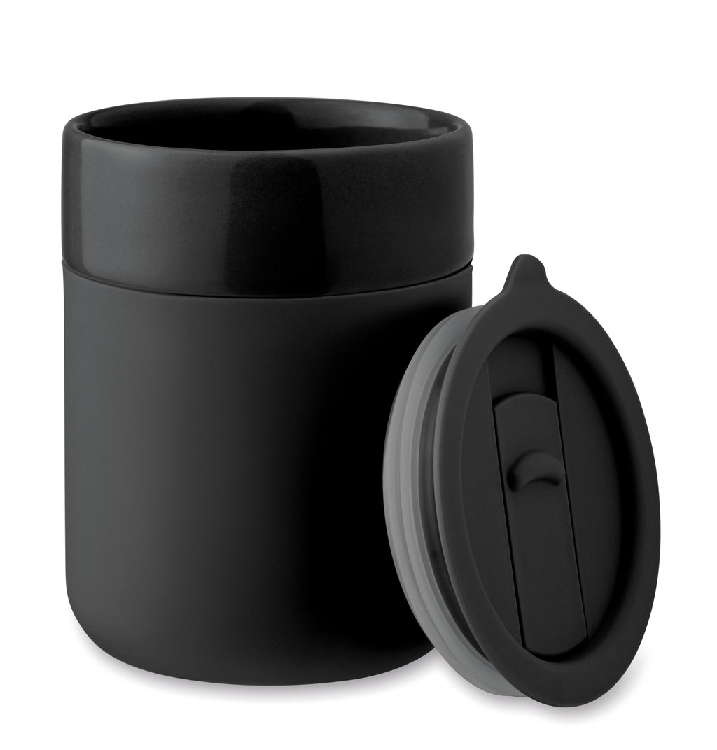 QERAM Ceramic Tumbler with Silicone Sleeve 330ml
