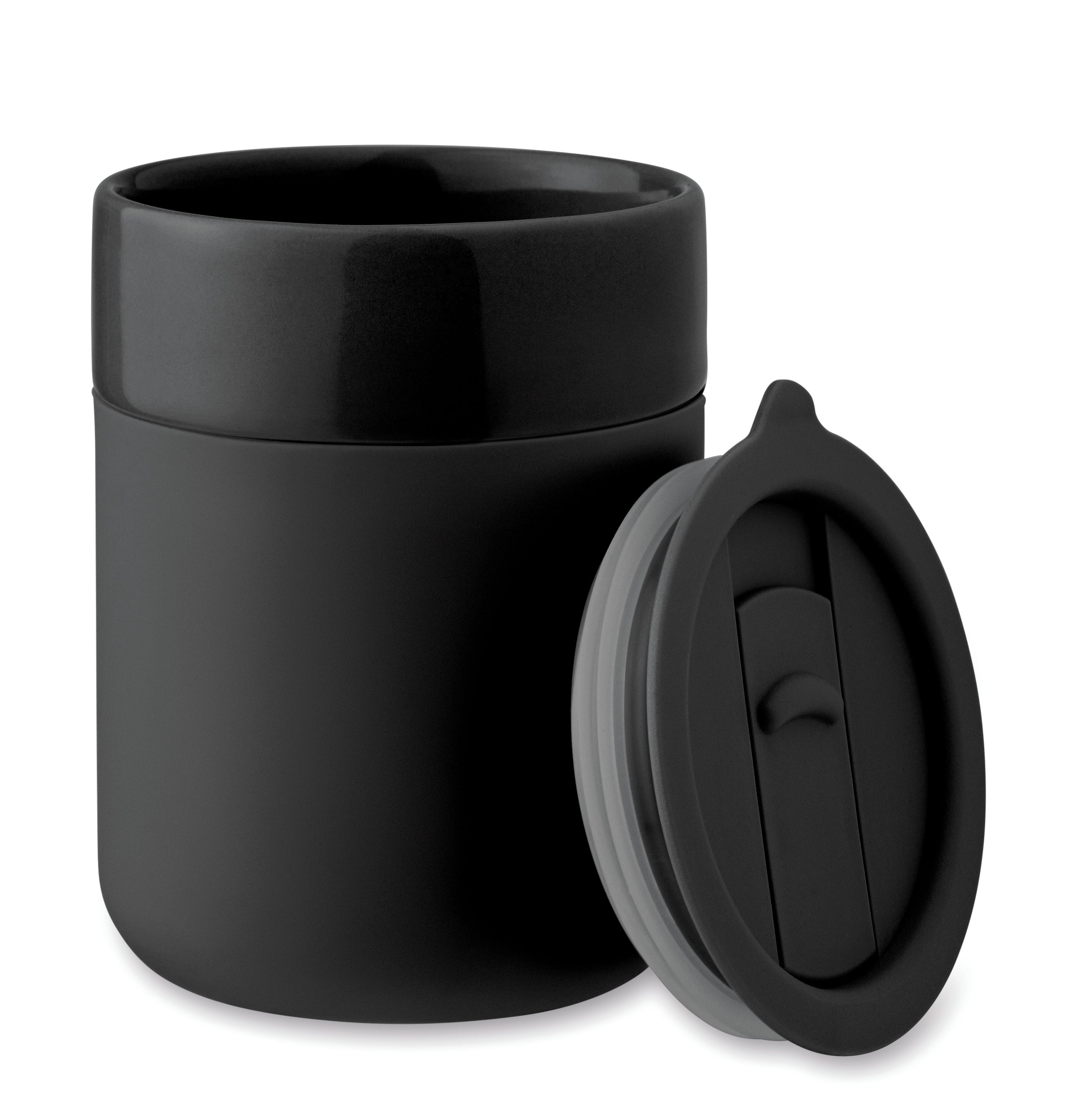 QERAM Ceramic Tumbler with Silicone Sleeve 330ml