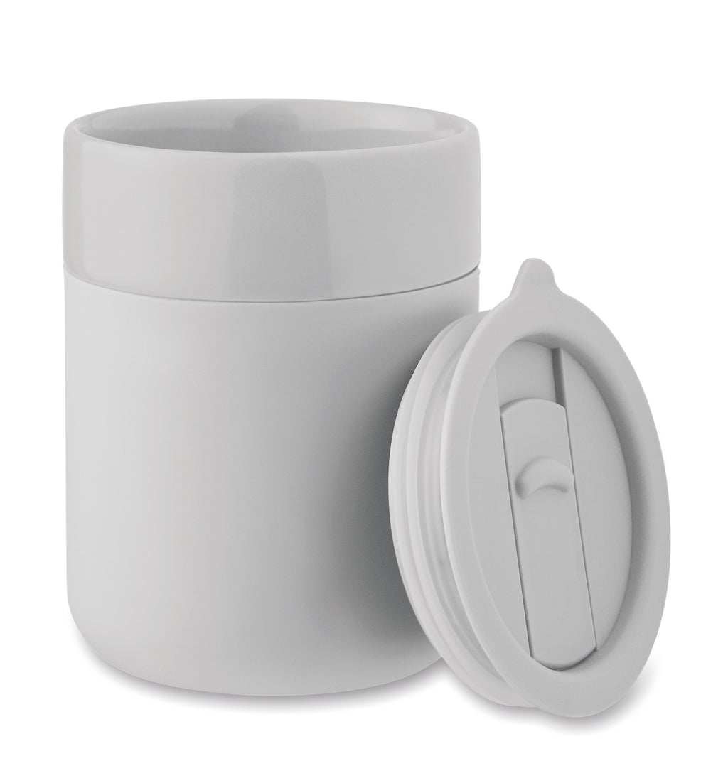 QERAM Ceramic Tumbler with Silicone Sleeve 330ml