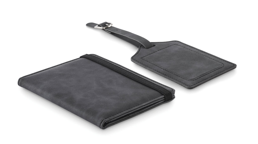 JETTAG Passport Holder and Luggage Tag Set
