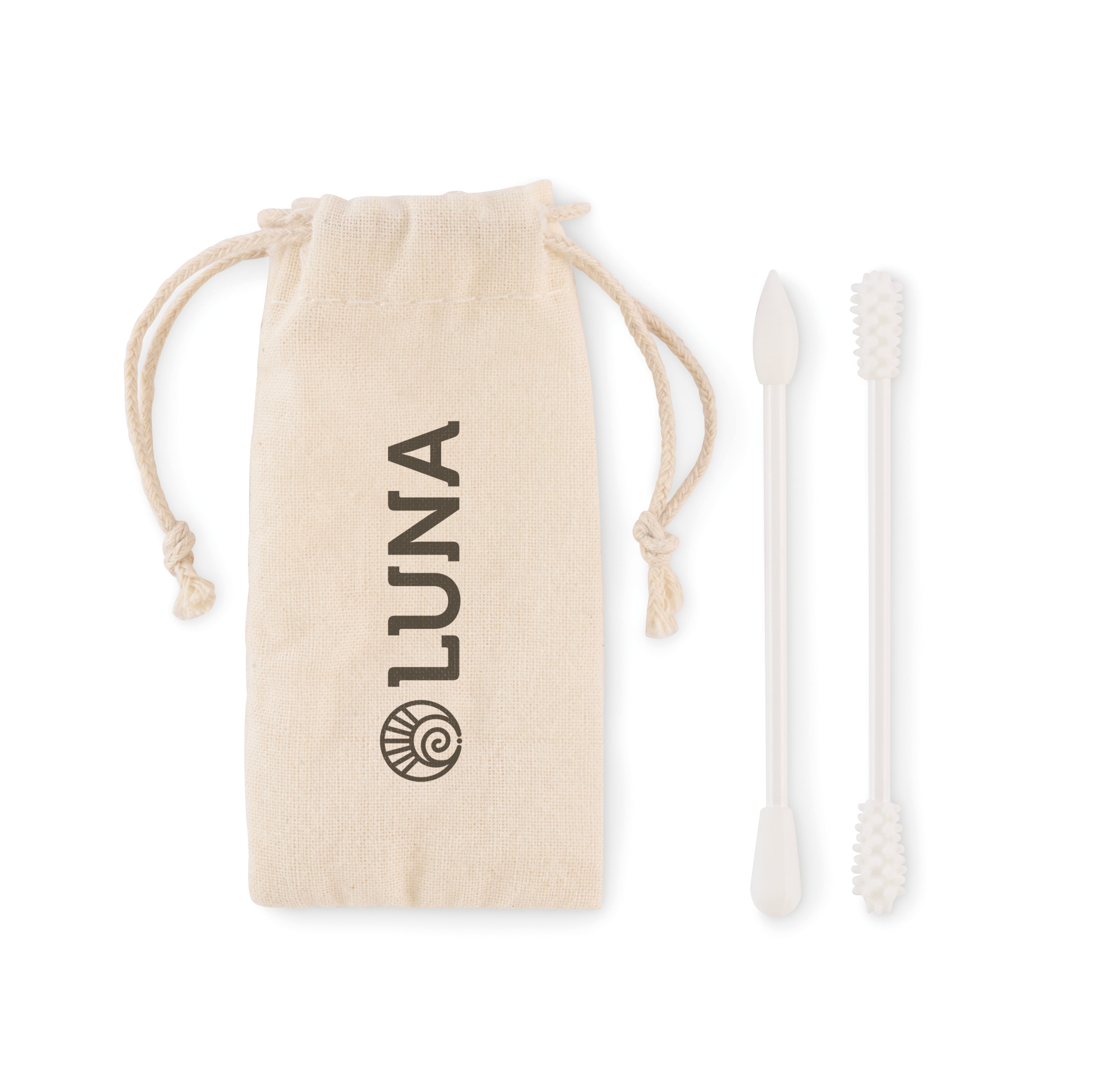 BOGIE Reusable Silicone Swabs Set with Pouch