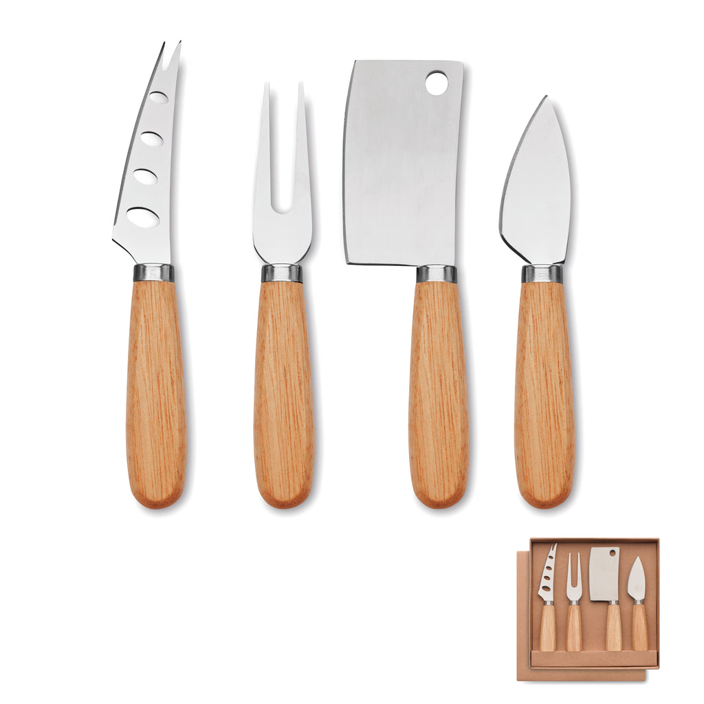 Camembert Stainless Steel Cheese Knife Set