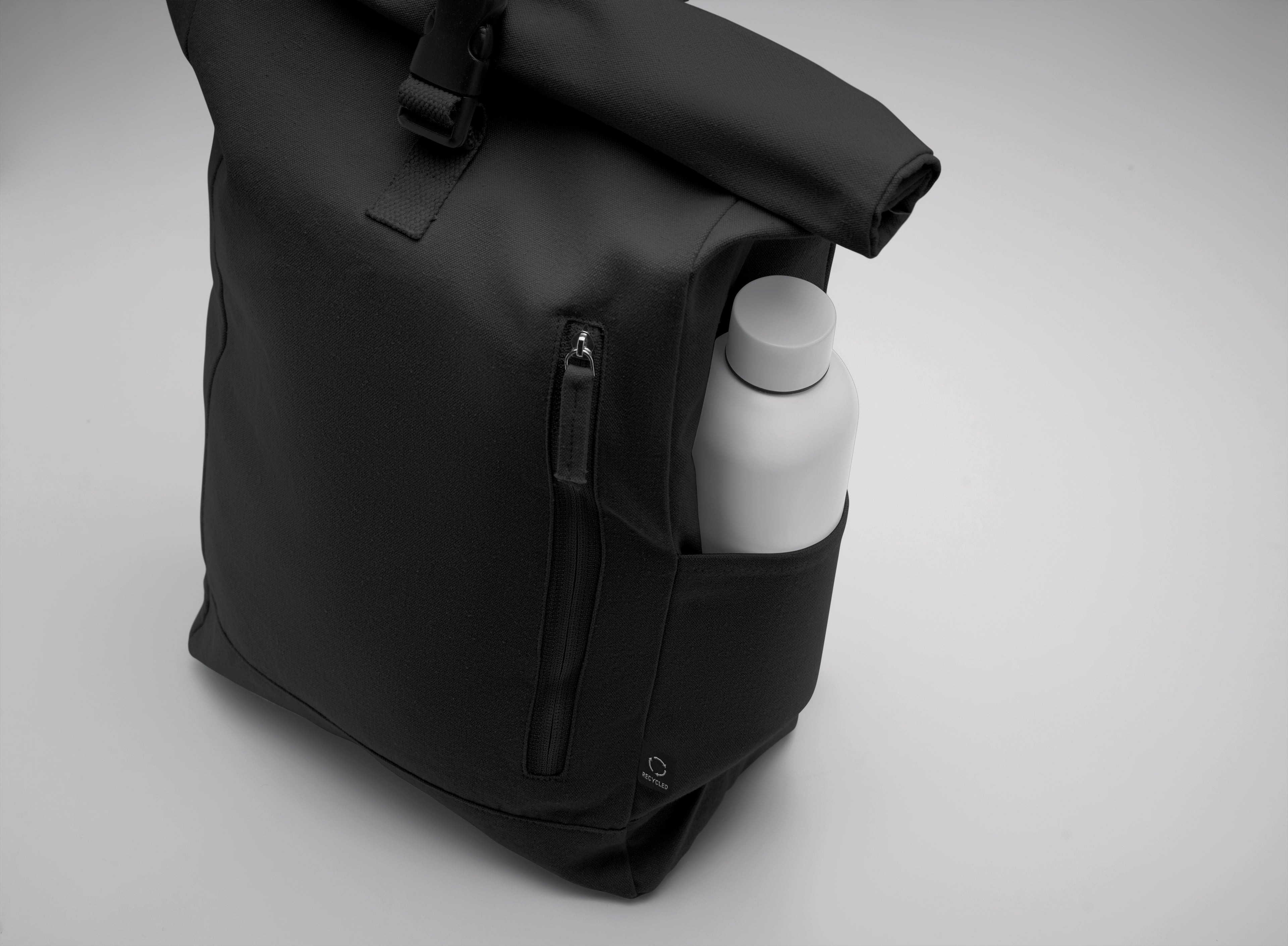 Kamet Roll Top Backpack in Recycled Cotton