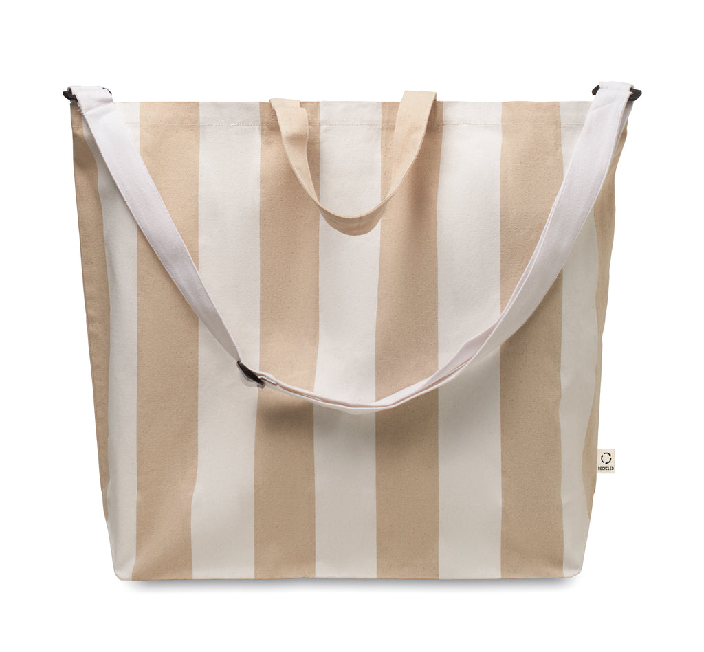 Laguna Extra Large Striped Beach Bag 280gsm