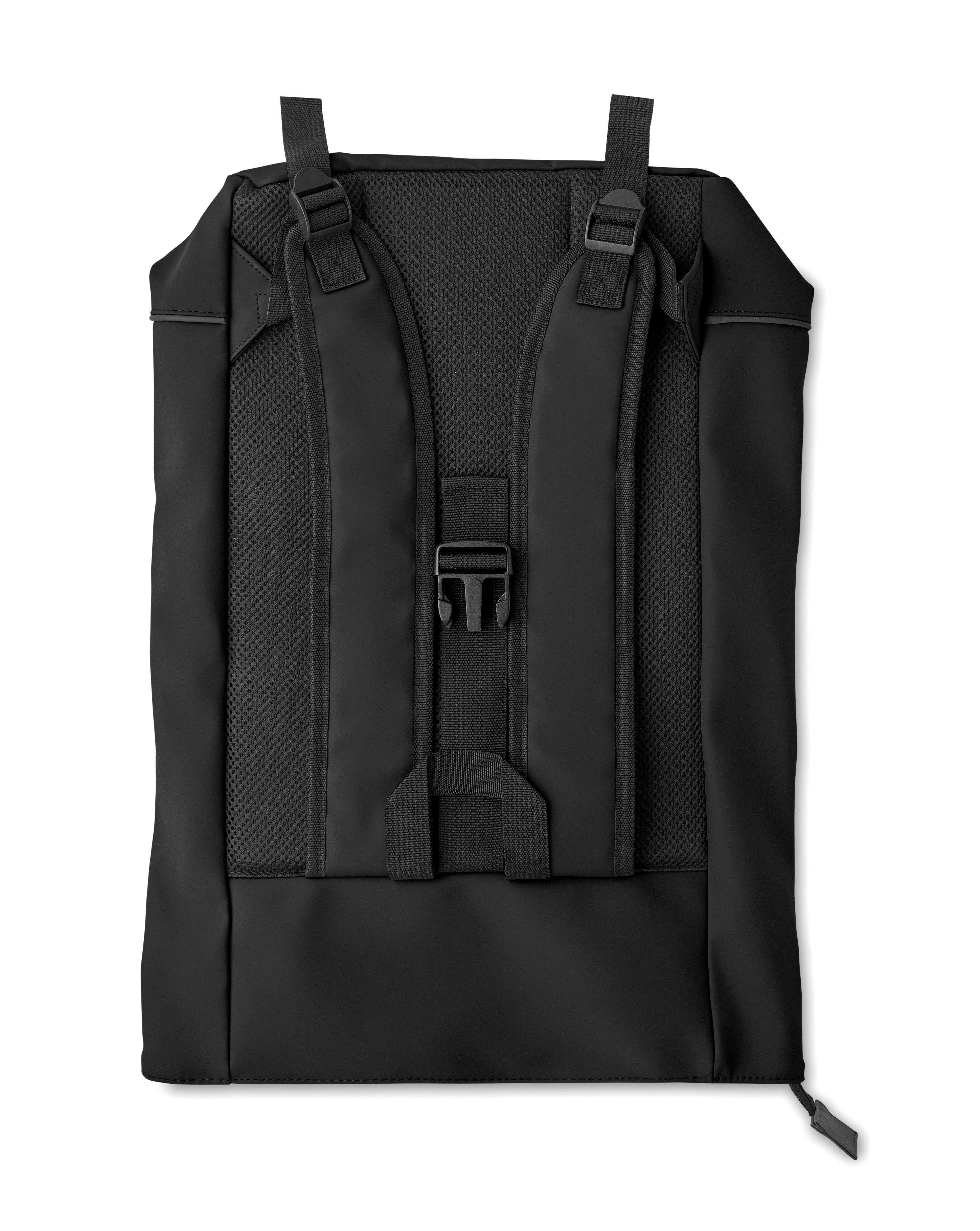 LAPTOSA 15" Roll Top PU Laptop Backpack