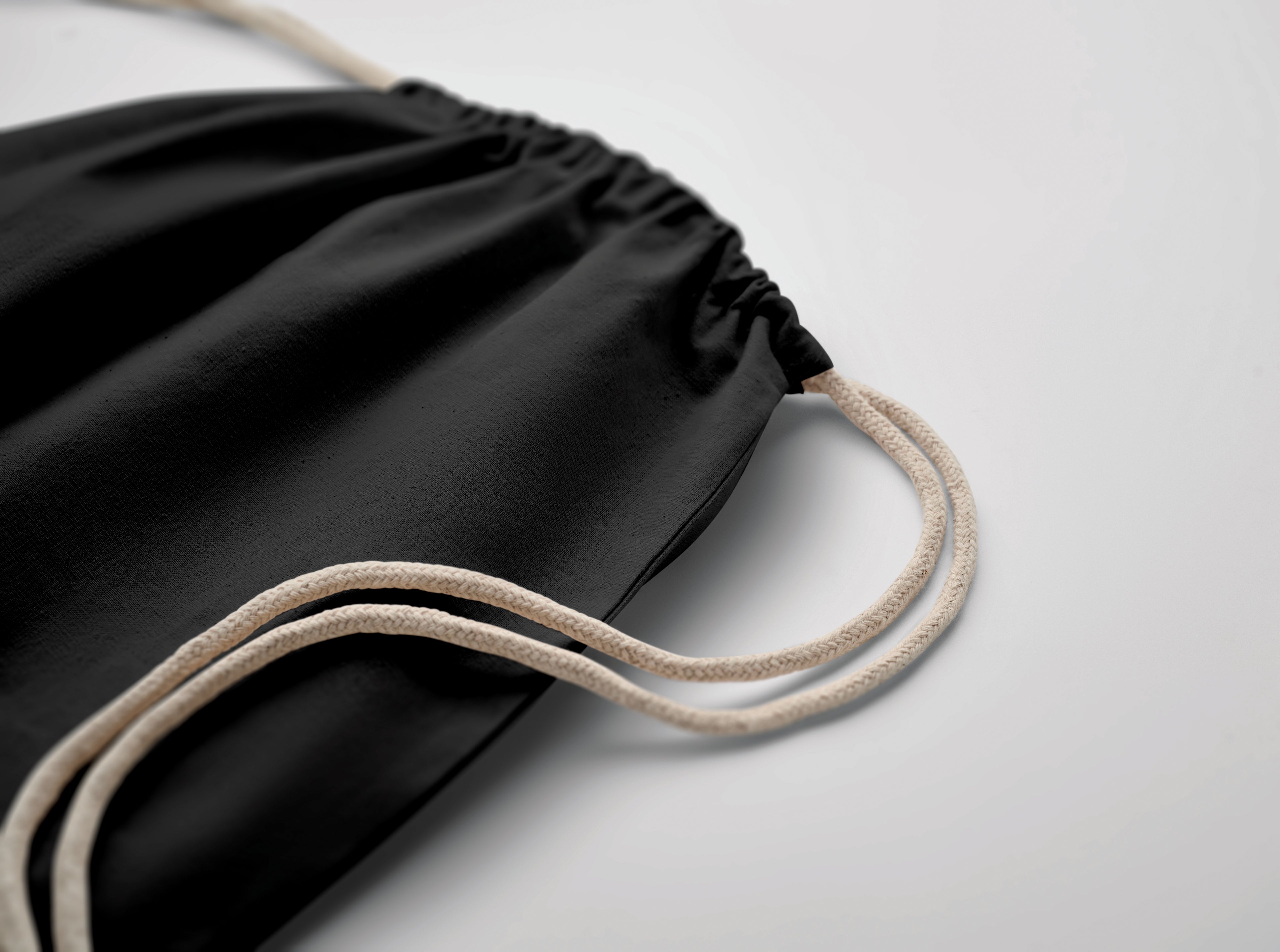 OSOLE DRAW COLOUR Fairtrade Cotton Drawstring Bag