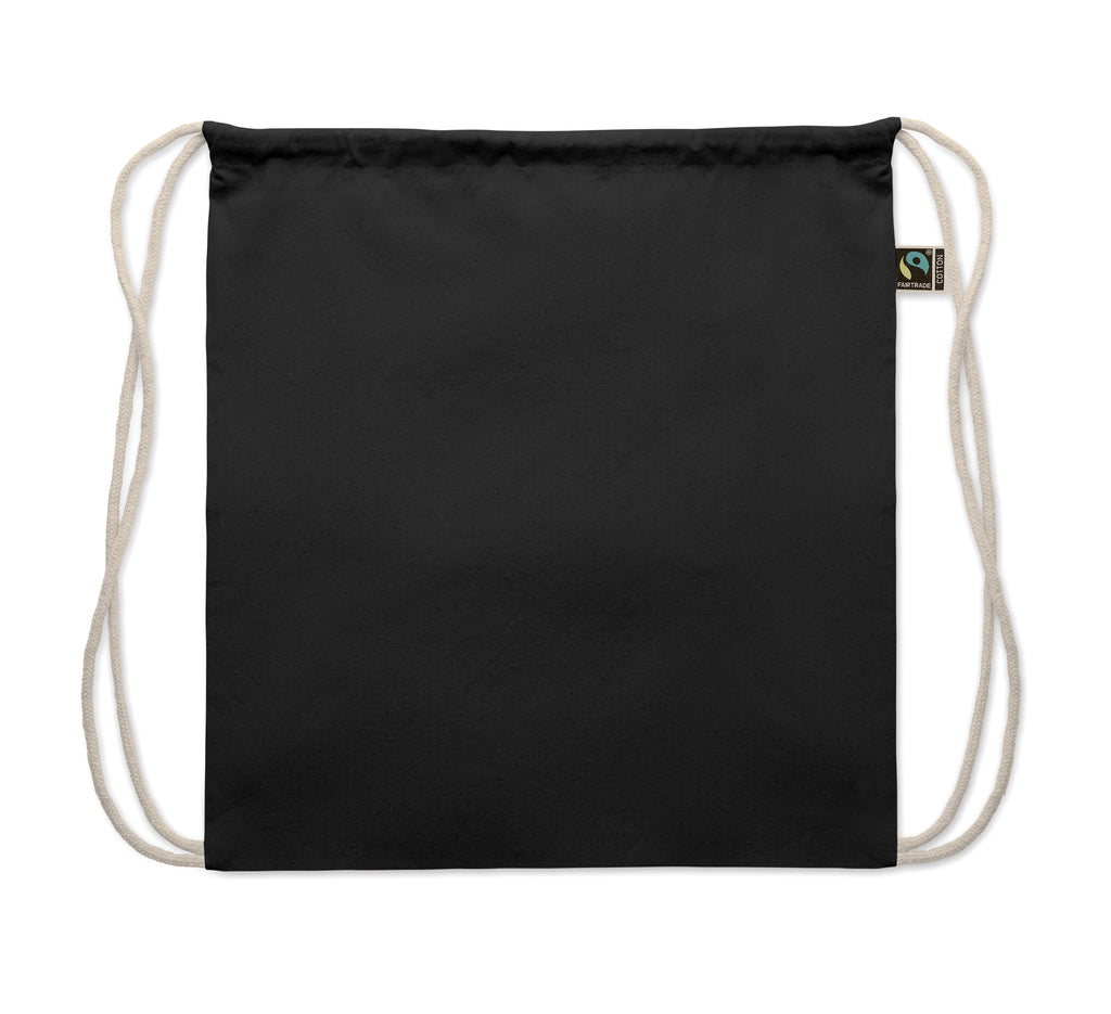 OSOLE DRAW COLOUR Fairtrade Cotton Drawstring Bag