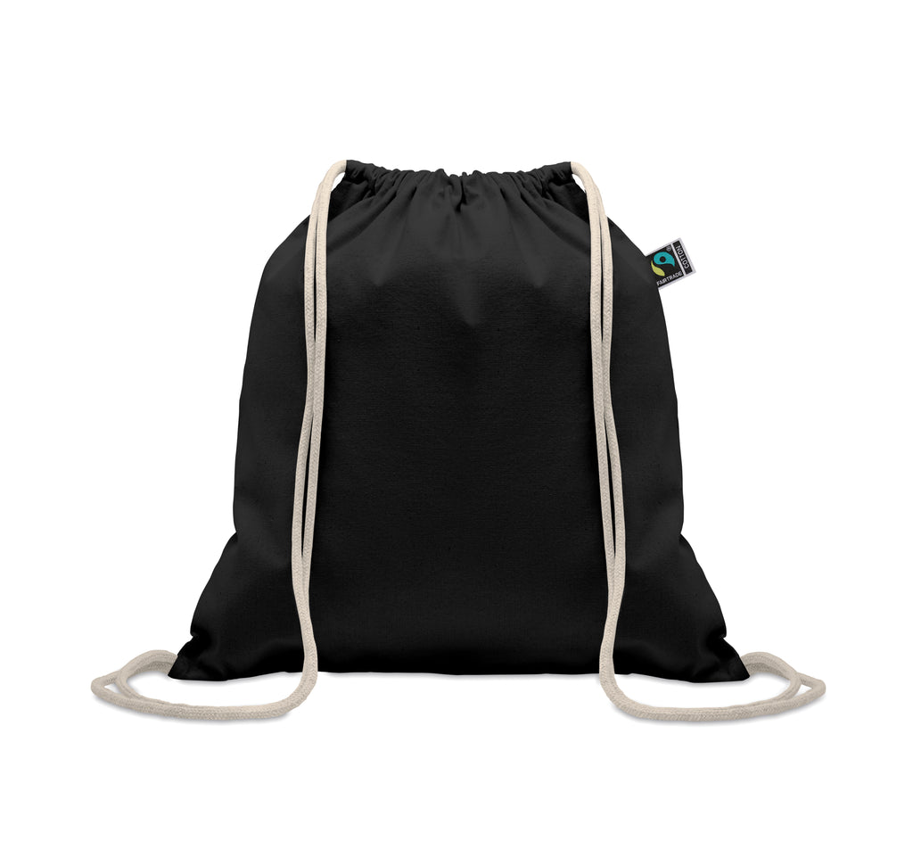 OSOLE DRAW COLOUR Fairtrade Cotton Drawstring Bag