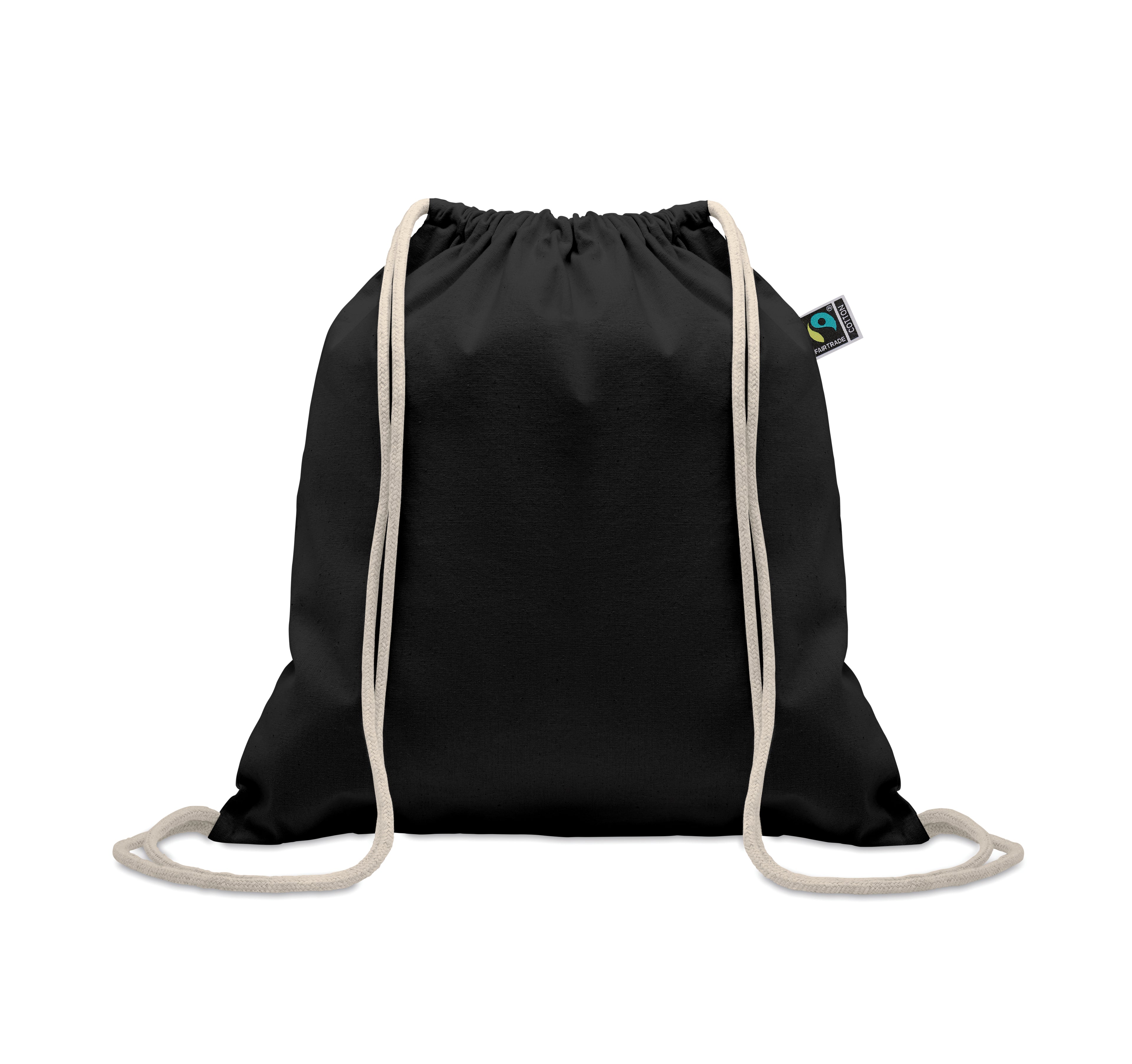 OSOLE DRAW COLOUR Fairtrade Cotton Drawstring Bag