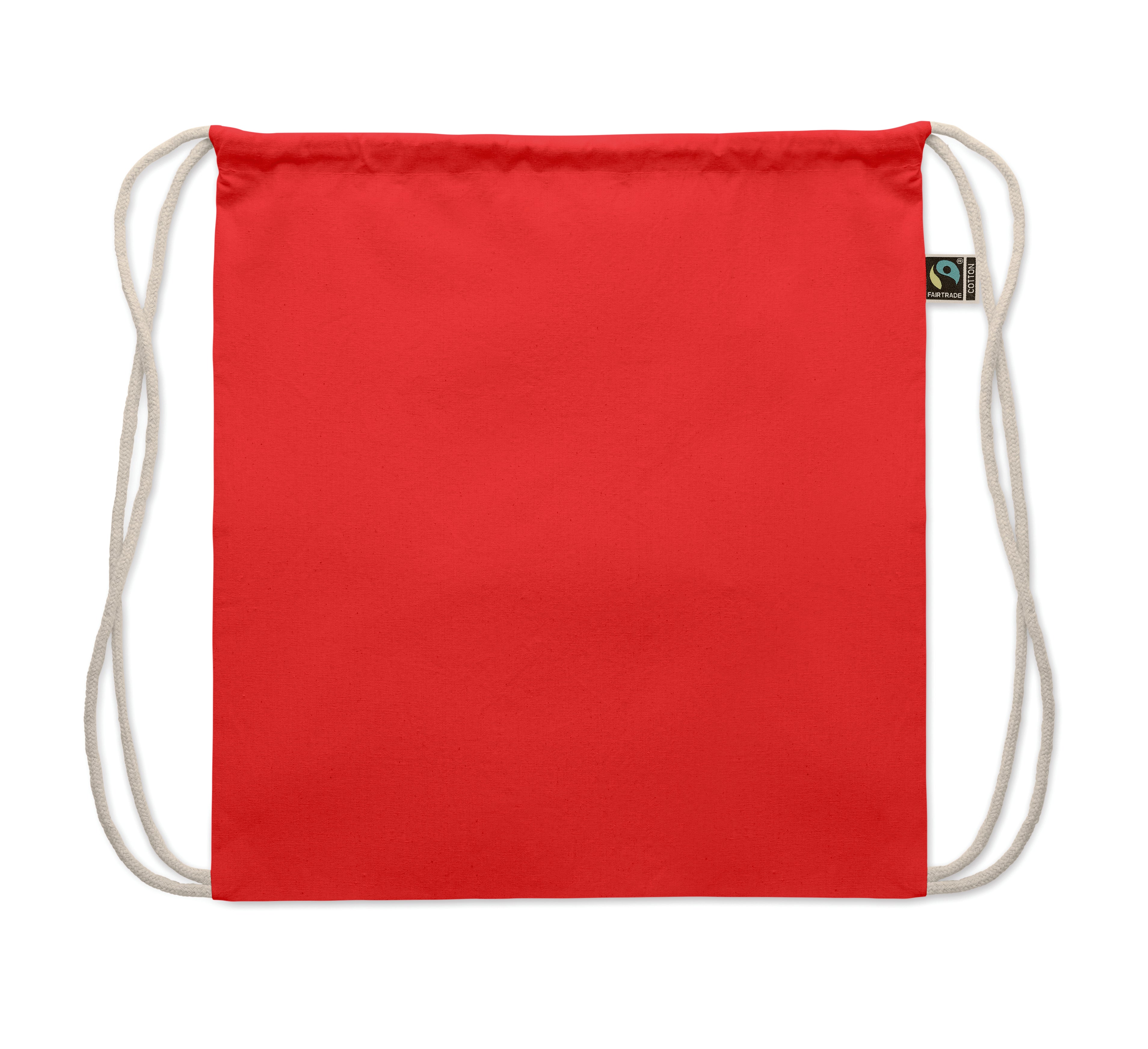 OSOLE DRAW COLOUR Fairtrade Cotton Drawstring Bag