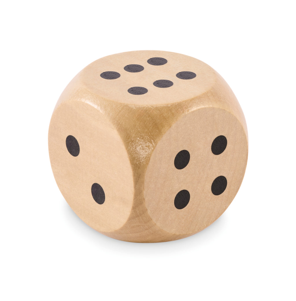 DADO Wooden Dice 5cm FSC-Certified Promotional Game