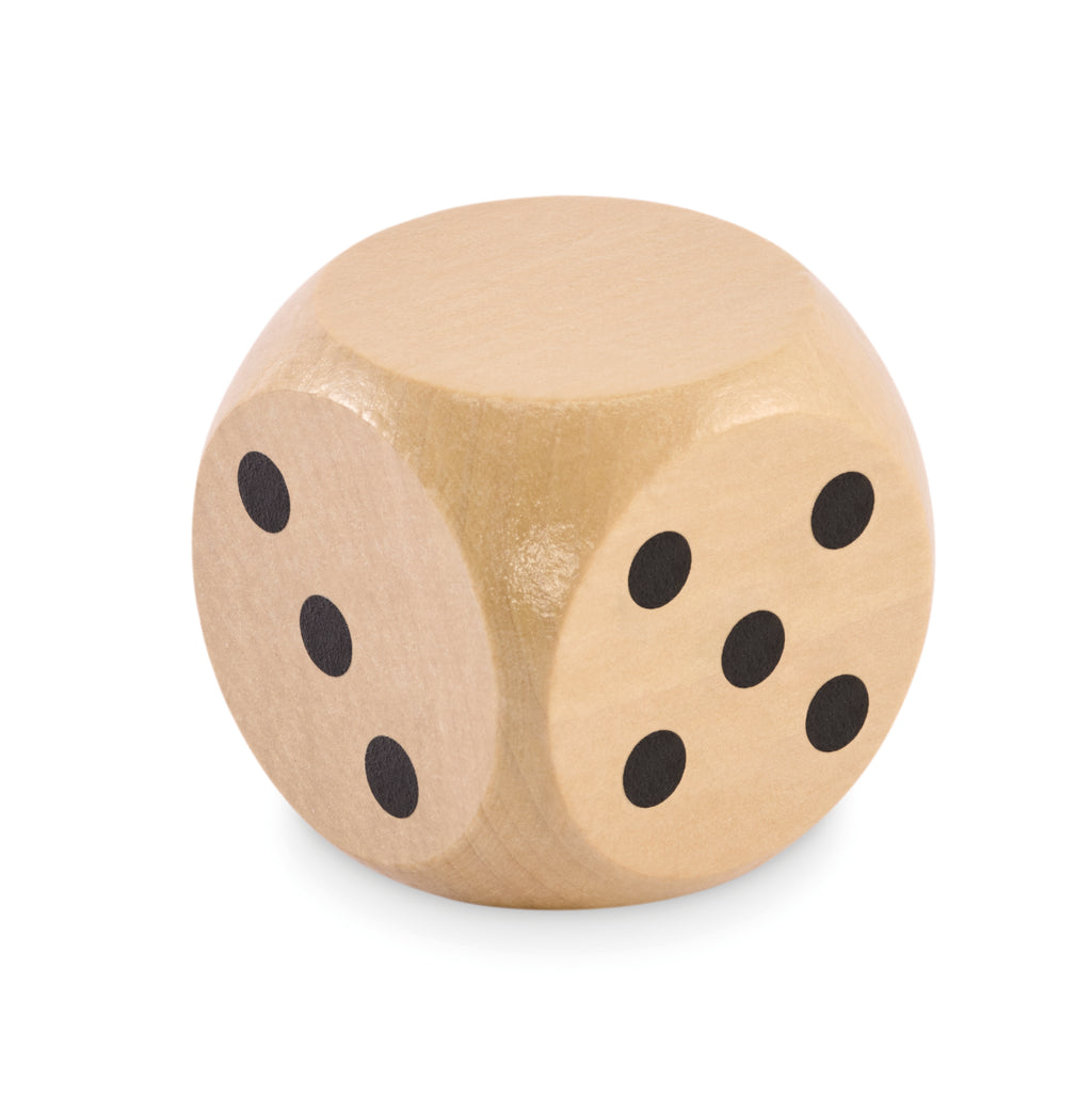 DADO Wooden Dice 5cm FSC-Certified Promotional Game