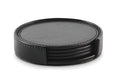 Posa Set of 4 PU Coasters with Holder