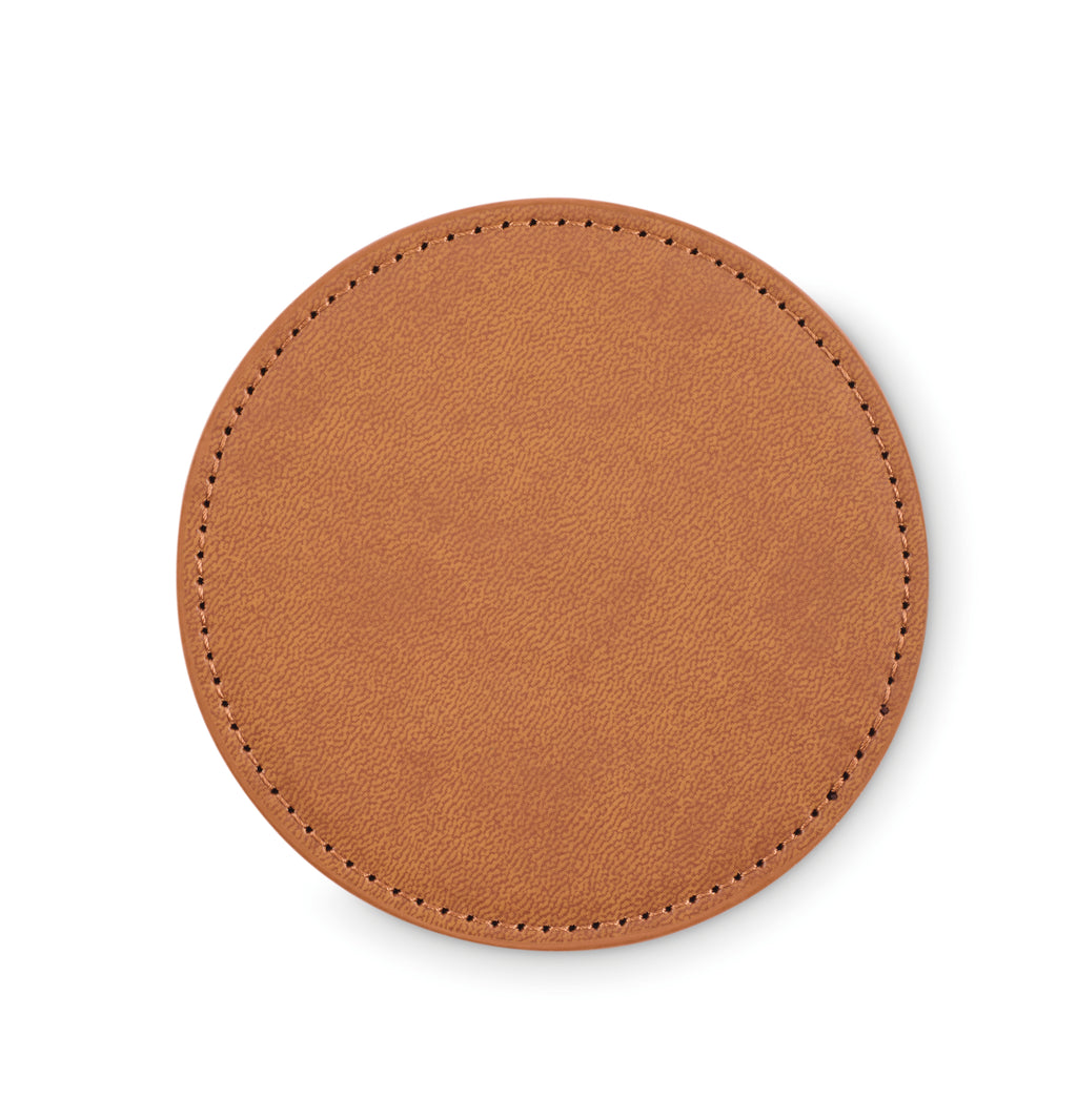 POSA Round PU Coaster for Branded Merchandise