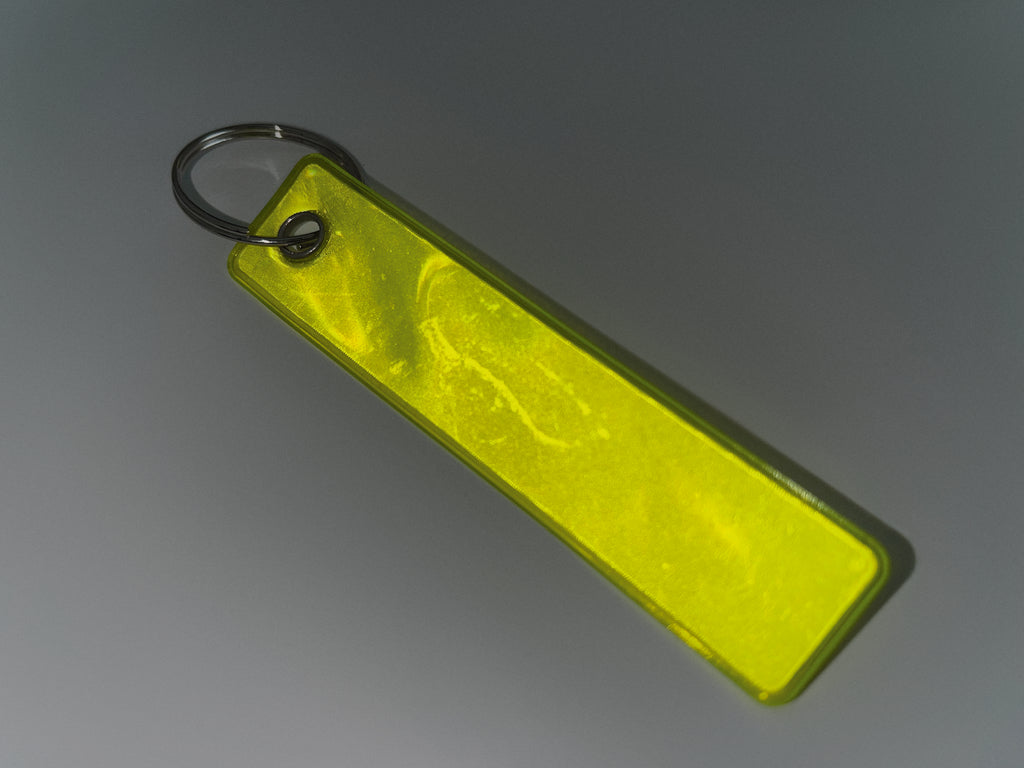 KEYFLECT Reflective Remove Before Flight PVC Key Ring