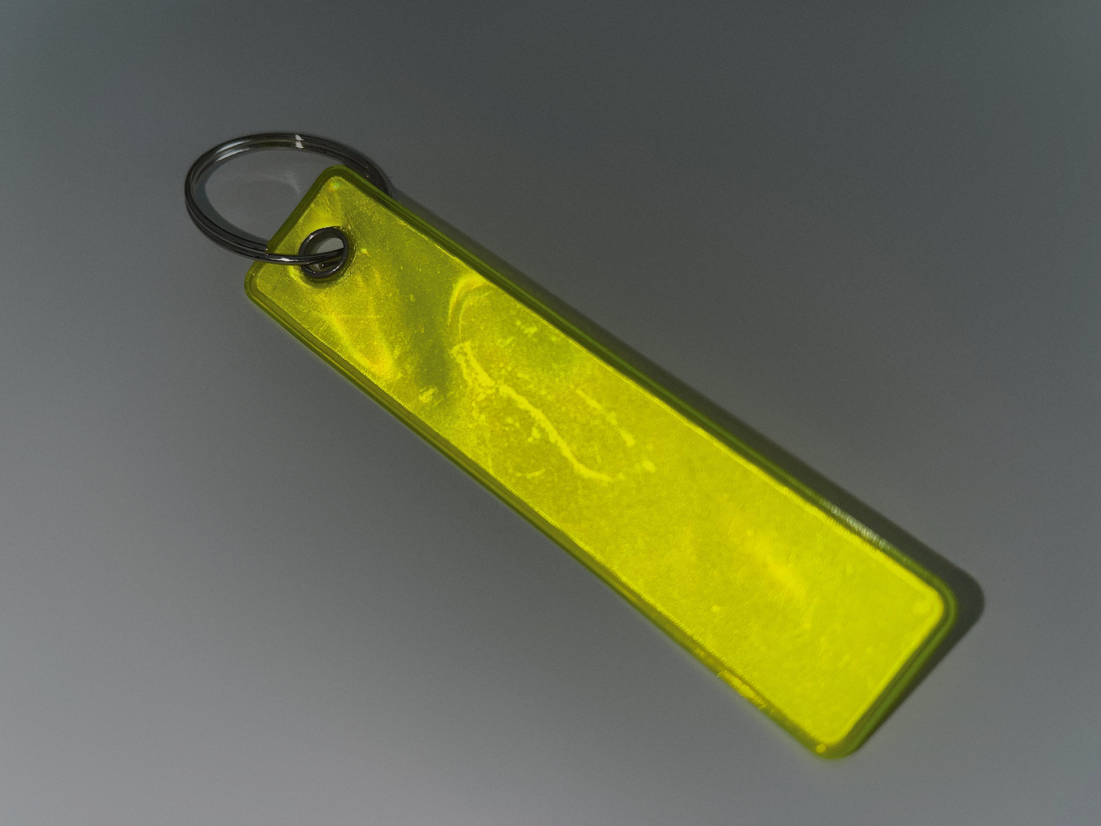 KEYFLECT Reflective Remove Before Flight PVC Key Ring