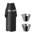 COCOON Stainless Steel Hip Flask with Shot Cups