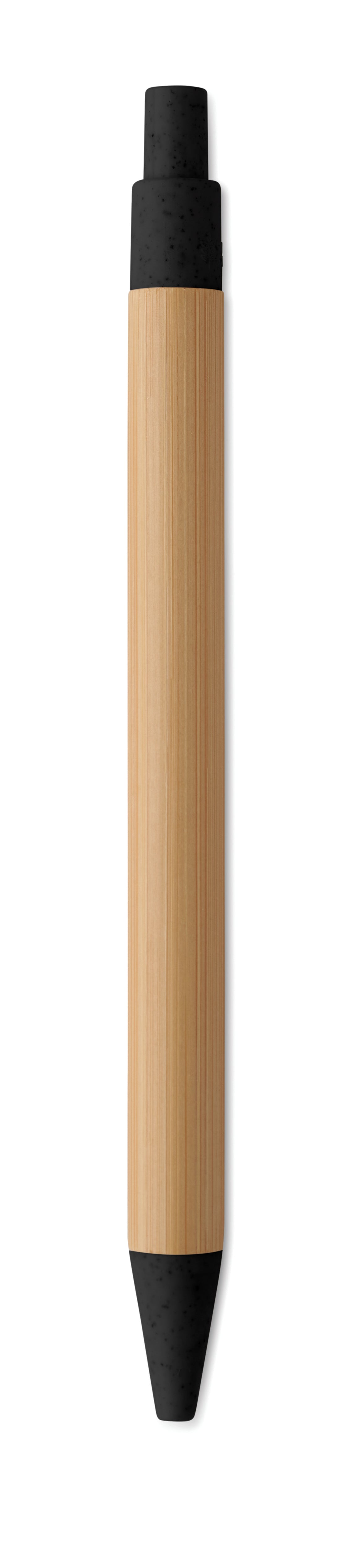 ITEA COLOUR Push Button Bamboo Ballpoint Pen