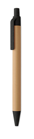 ITEA COLOUR Push Button Bamboo Ballpoint Pen