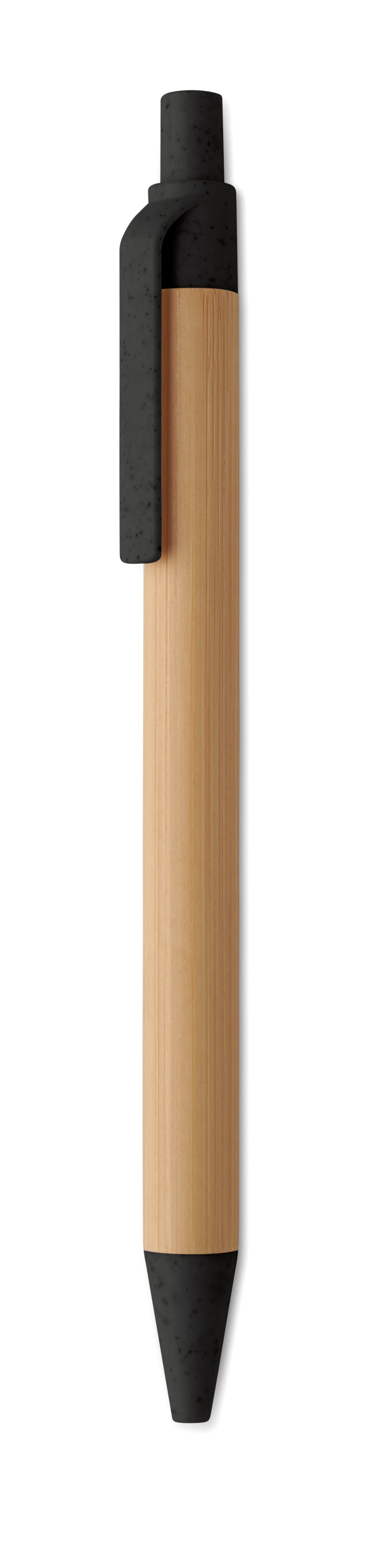 ITEA COLOUR Push Button Bamboo Ballpoint Pen