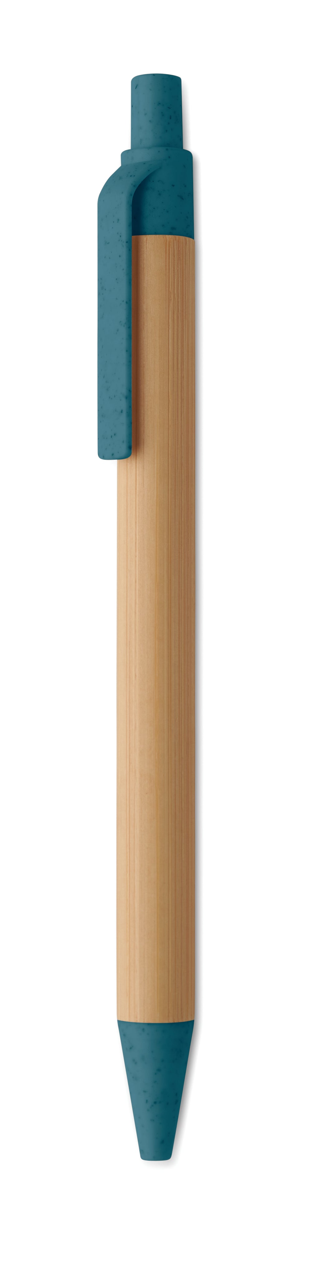 ITEA COLOUR Push Button Bamboo Ballpoint Pen