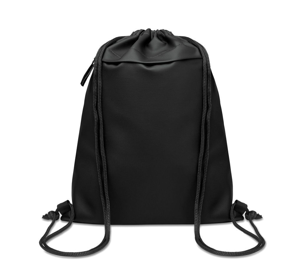 Bangkok Drawstring Bag with Zippered Pocket