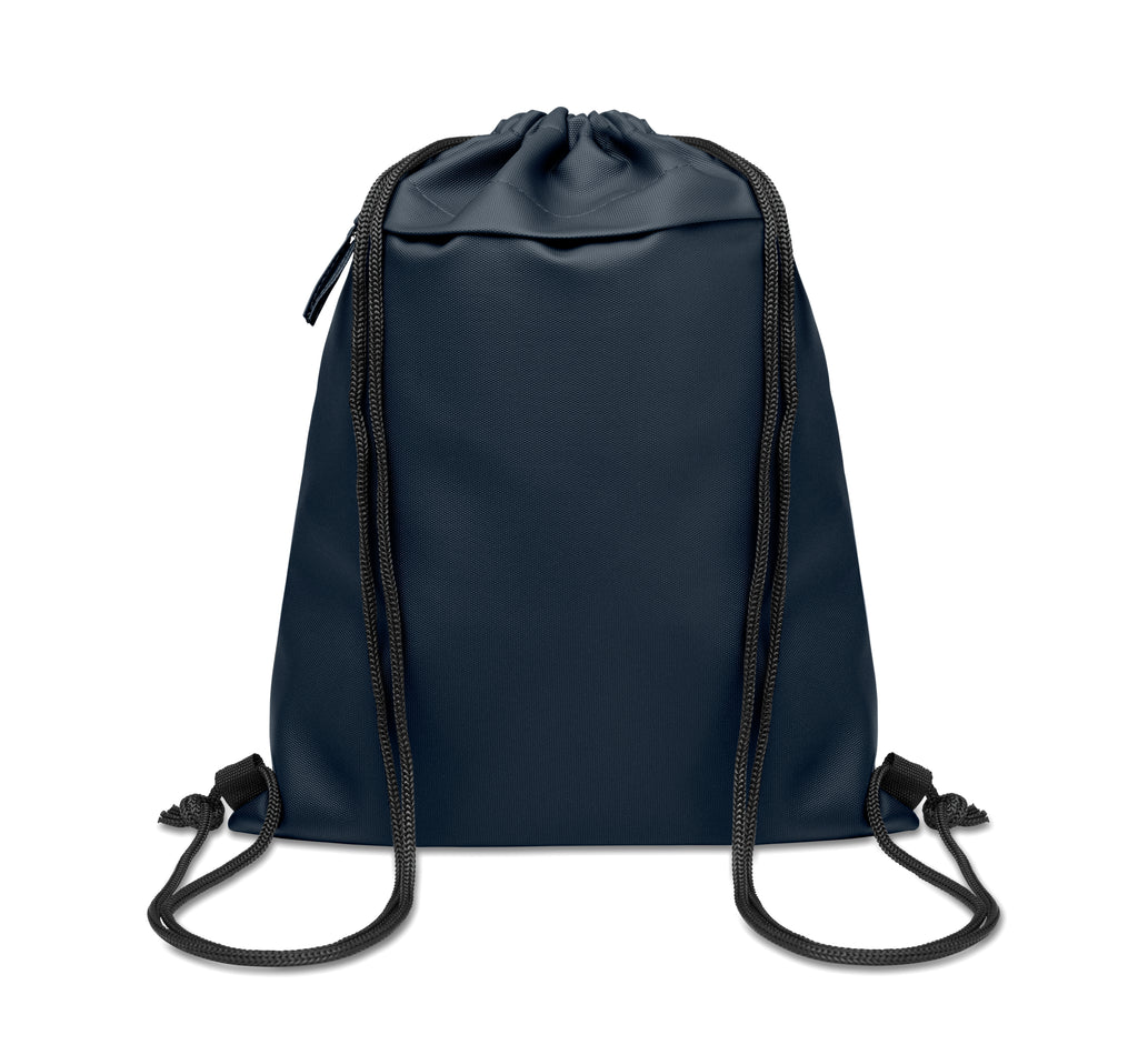 Bangkok Drawstring Bag with Zippered Pocket