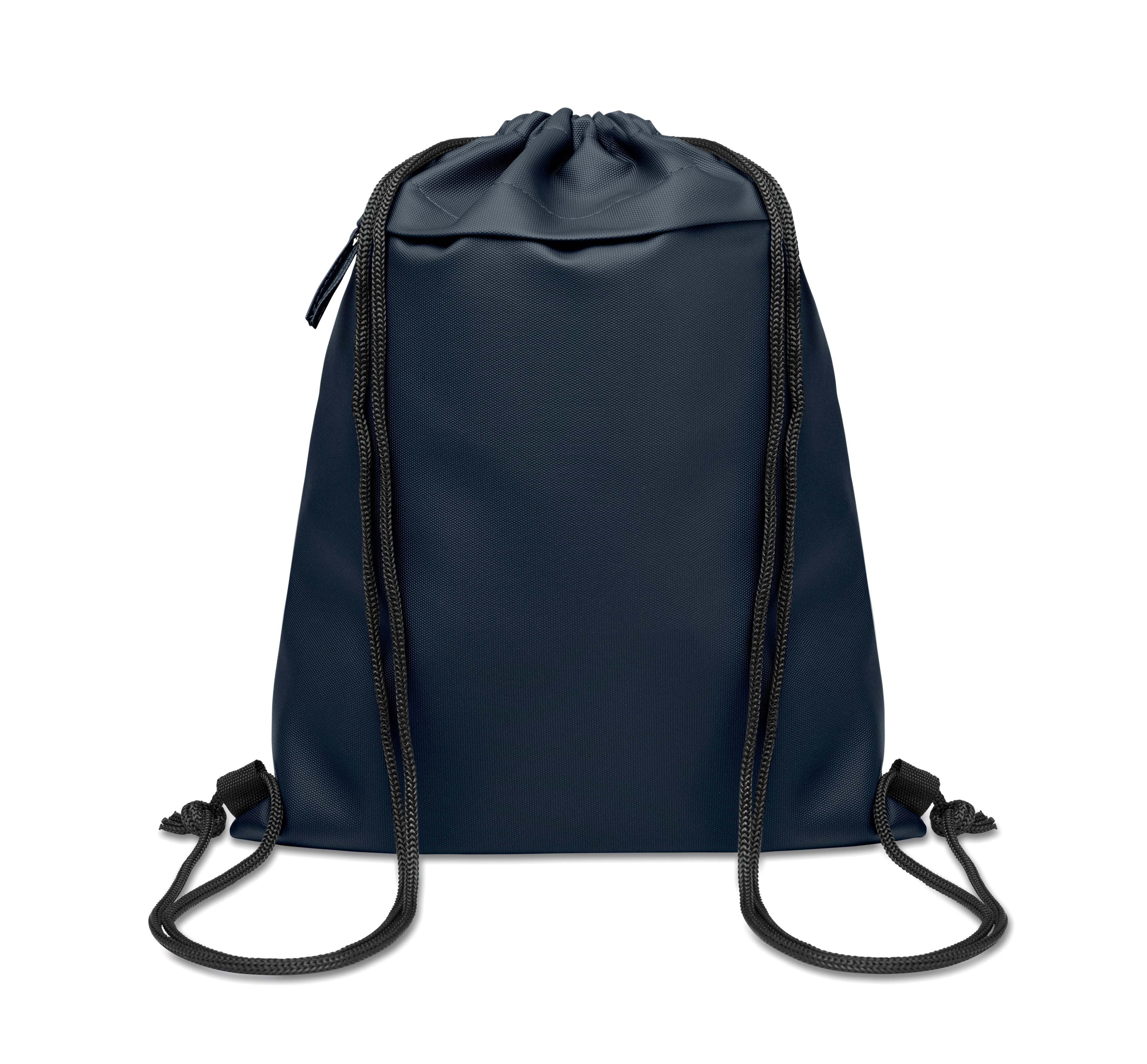 Bangkok Drawstring Bag with Zippered Pocket