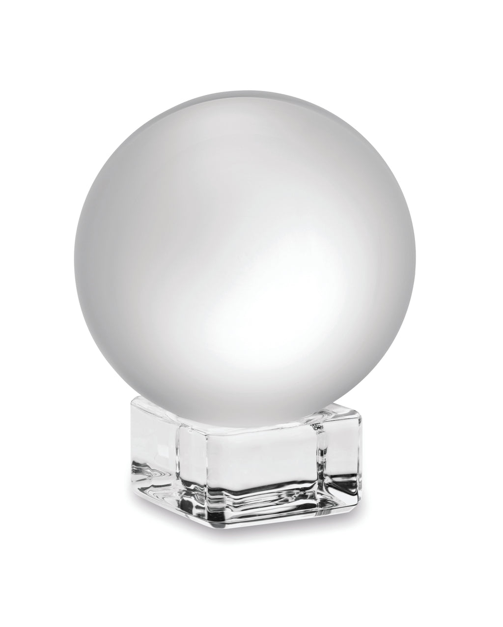 Glassward Round Glass Trophy with Base