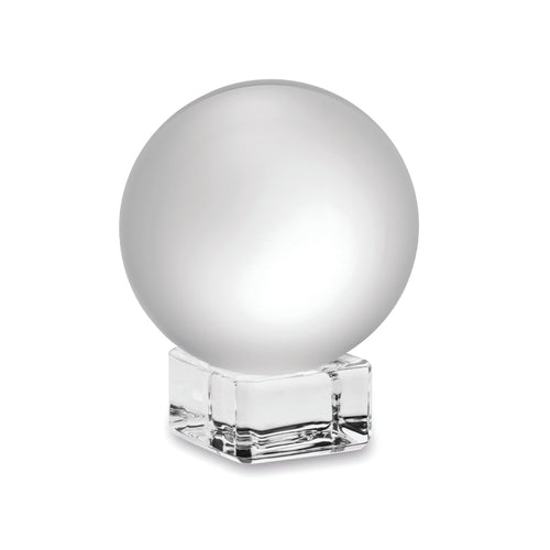 Glassward Round Glass Trophy with Base