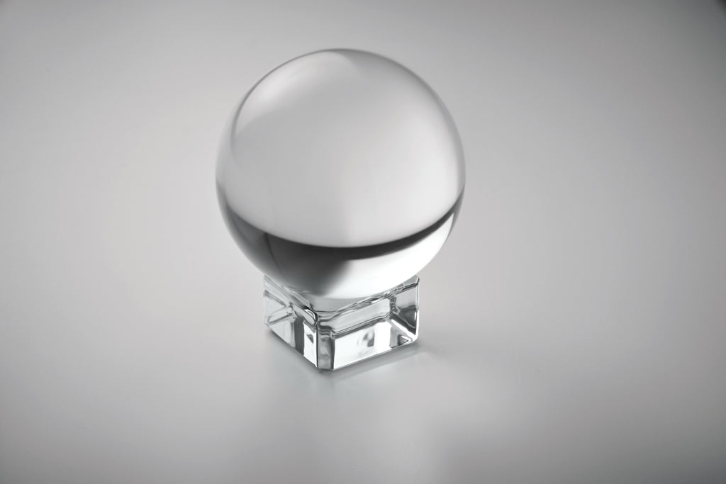 Glassward Round Glass Trophy with Base