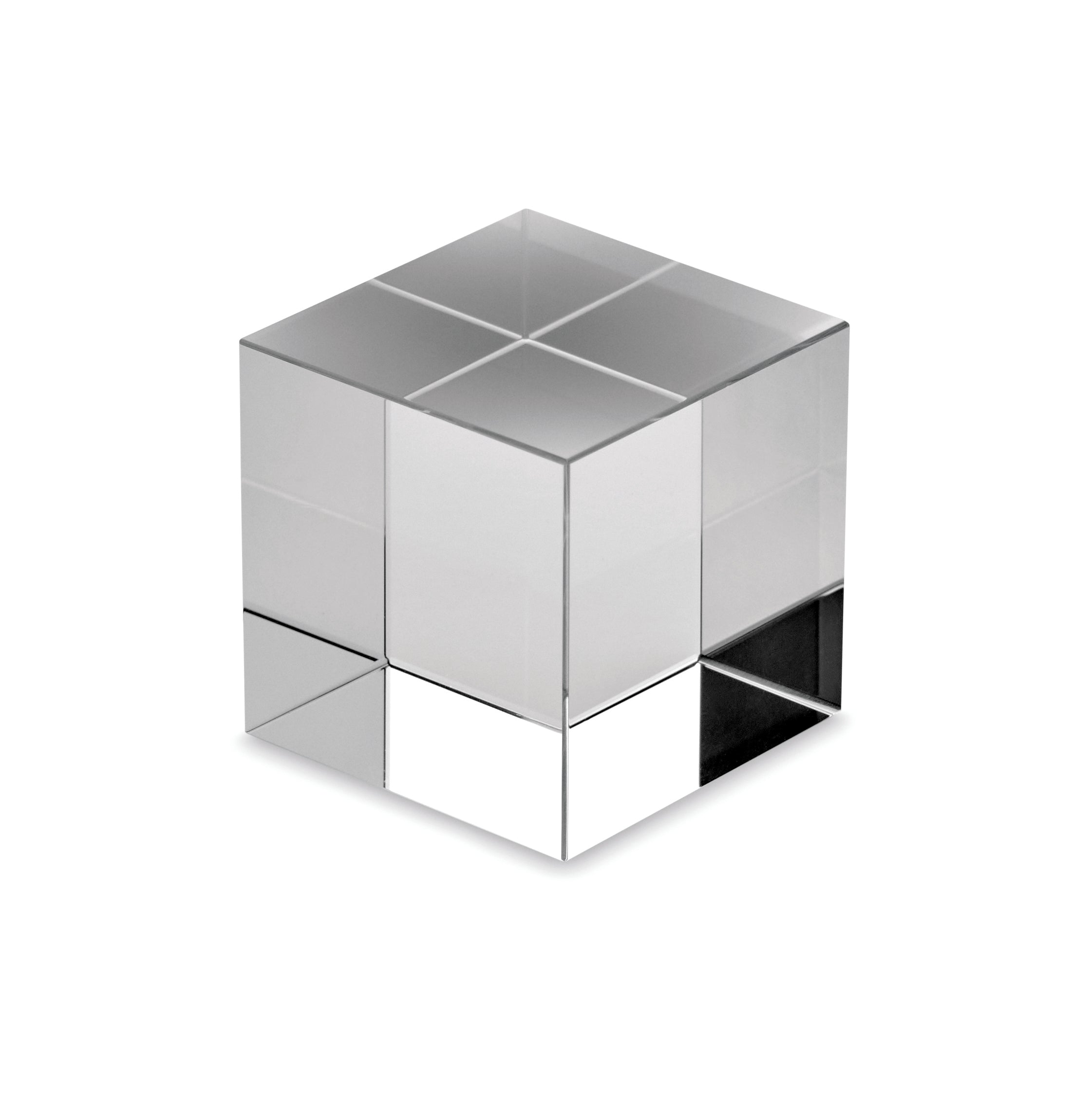 Kubeward Glass Cube Award with Gift Box