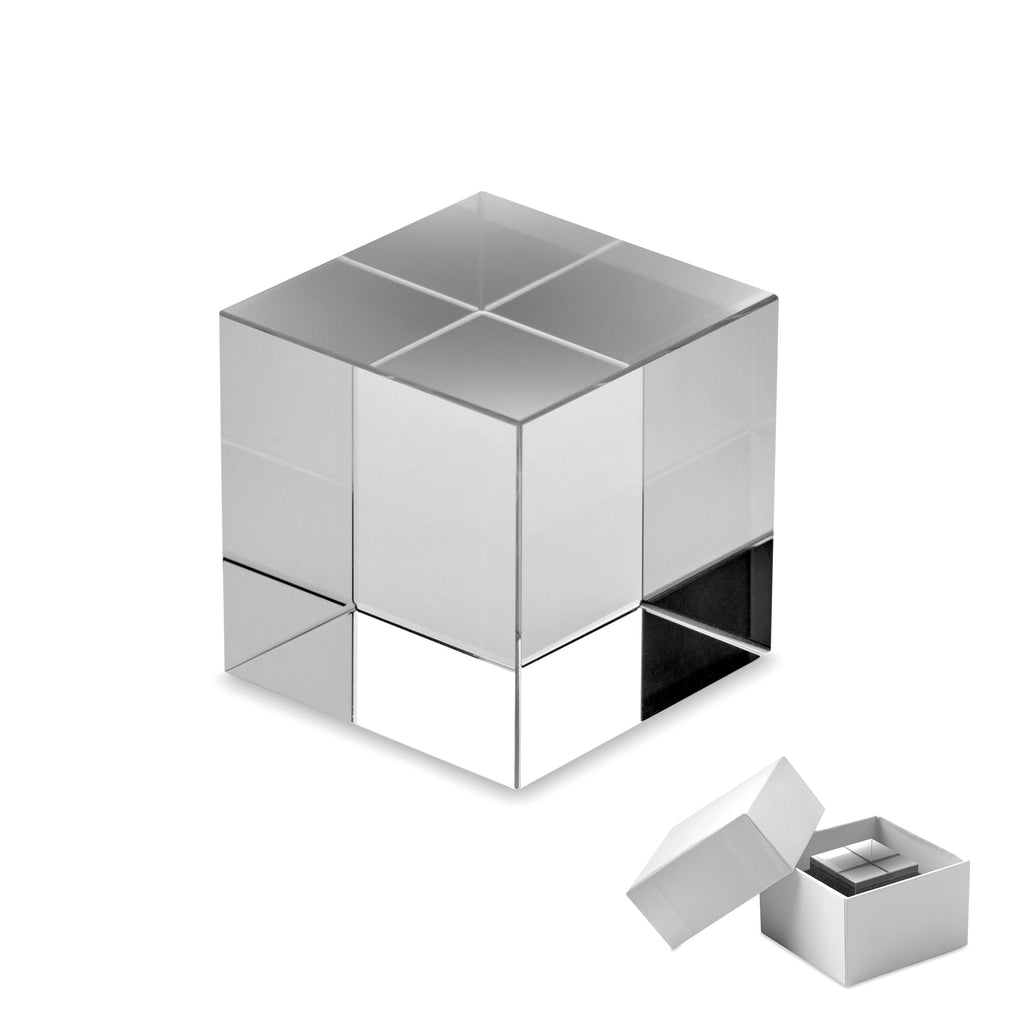 Kubeward Glass Cube Award with Gift Box