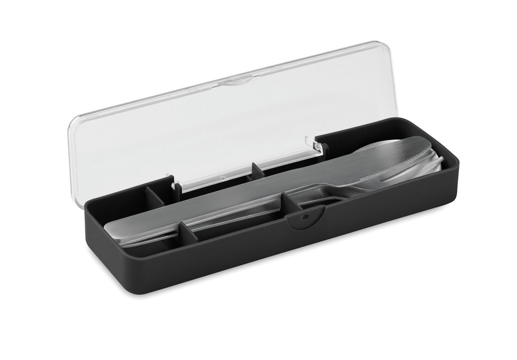 MESTECK Stainless Steel Cutlery Set with Case