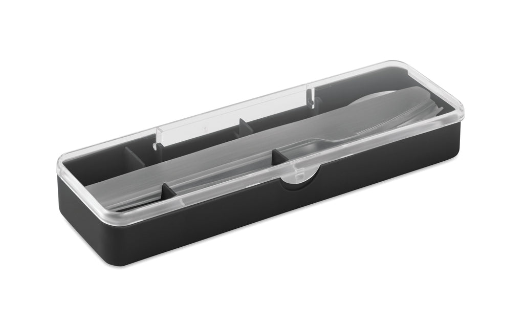 MESTECK Stainless Steel Cutlery Set with Case
