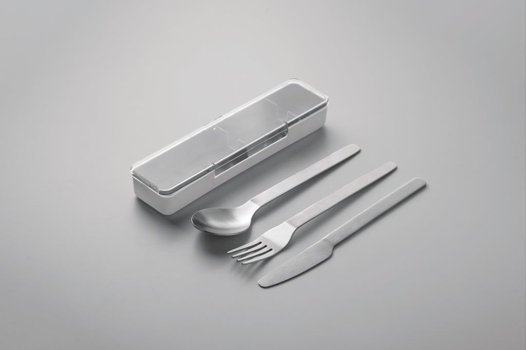 MESTECK Stainless Steel Cutlery Set with Case