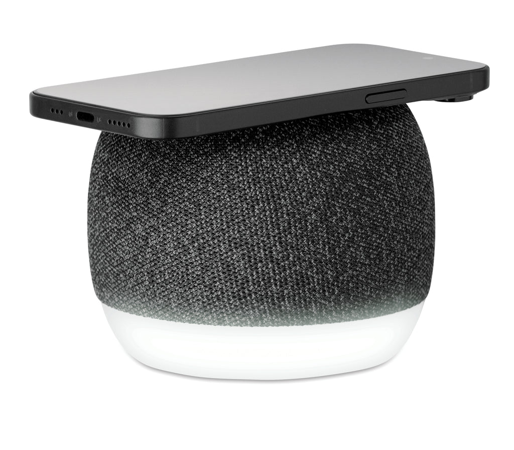 LISTOO+ 15W Wireless Charger Speaker with Mood Light