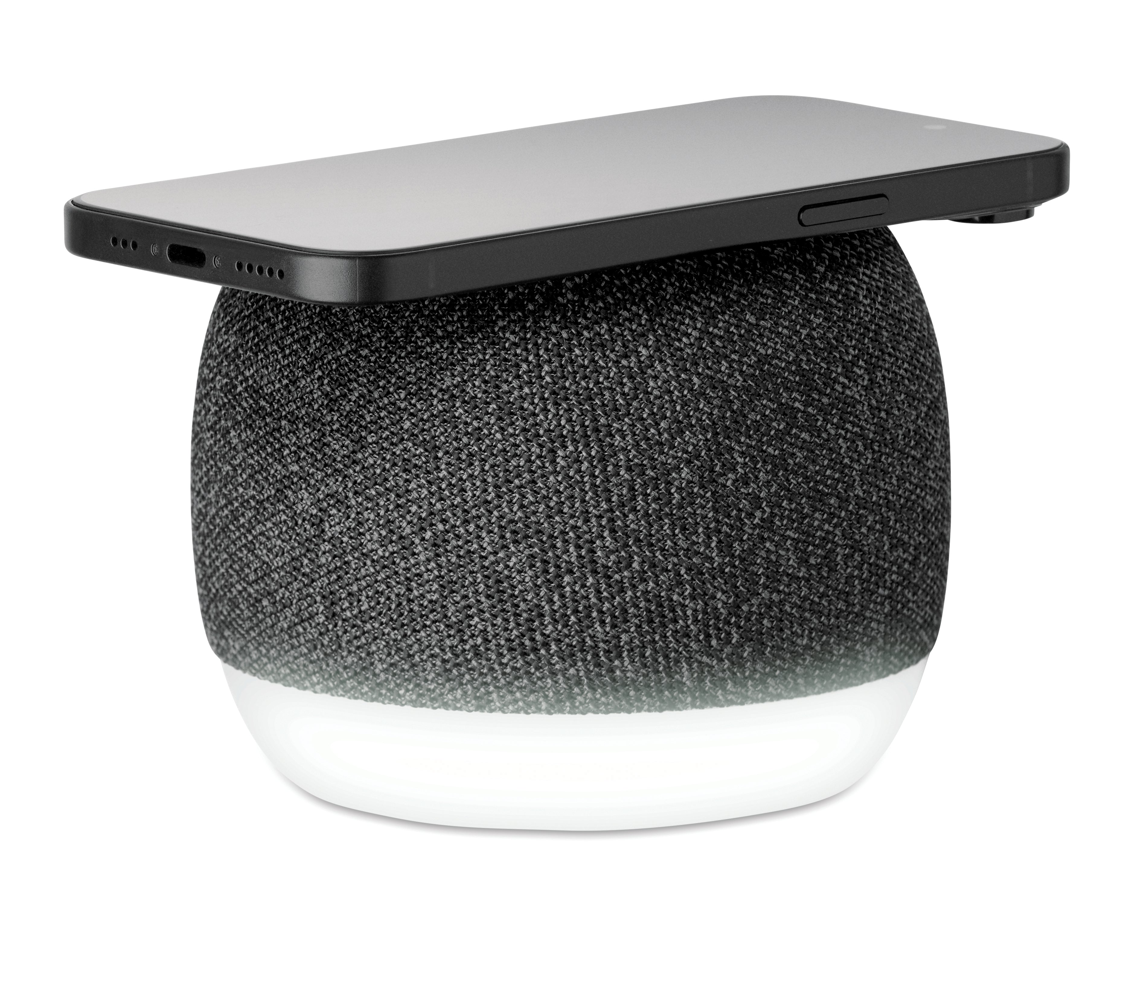 LISTOO+ 15W Wireless Charger Speaker with Mood Light
