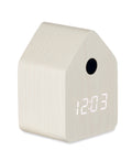 Cuckoo MDF Desk Clock with Alarm and Temperature