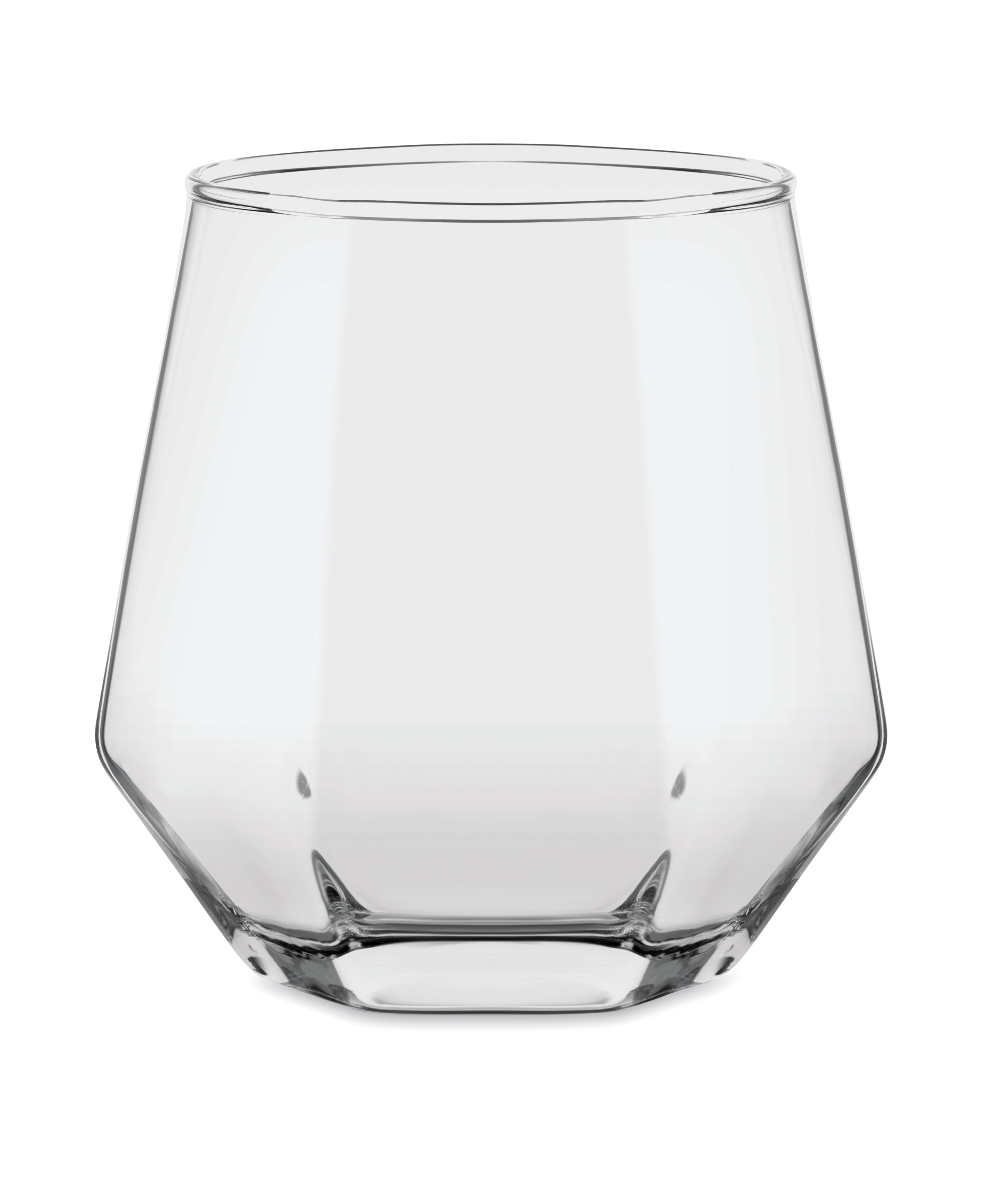 Kimbero Diamond Shaped Short Drink Glass 300ml
