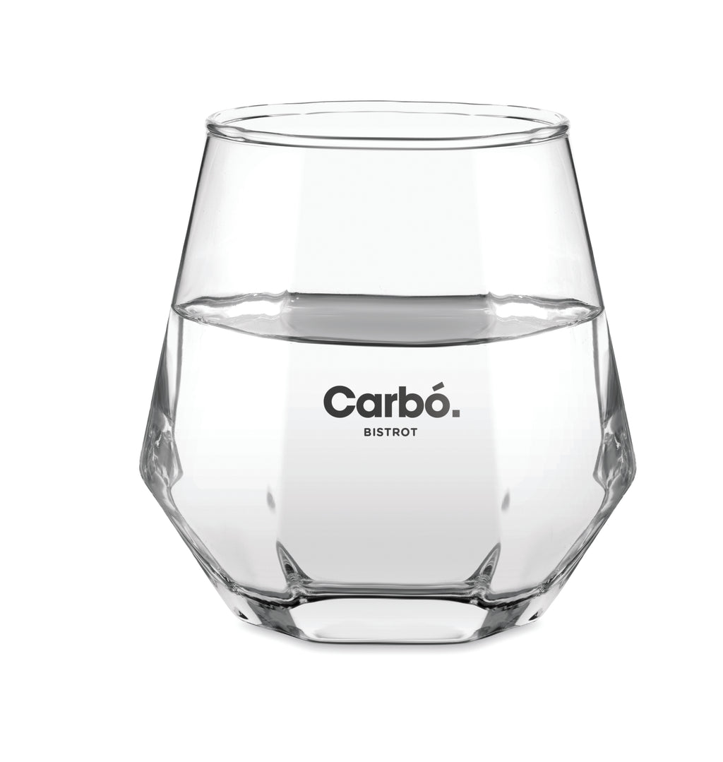 Kimbero Diamond Shaped Short Drink Glass 300ml