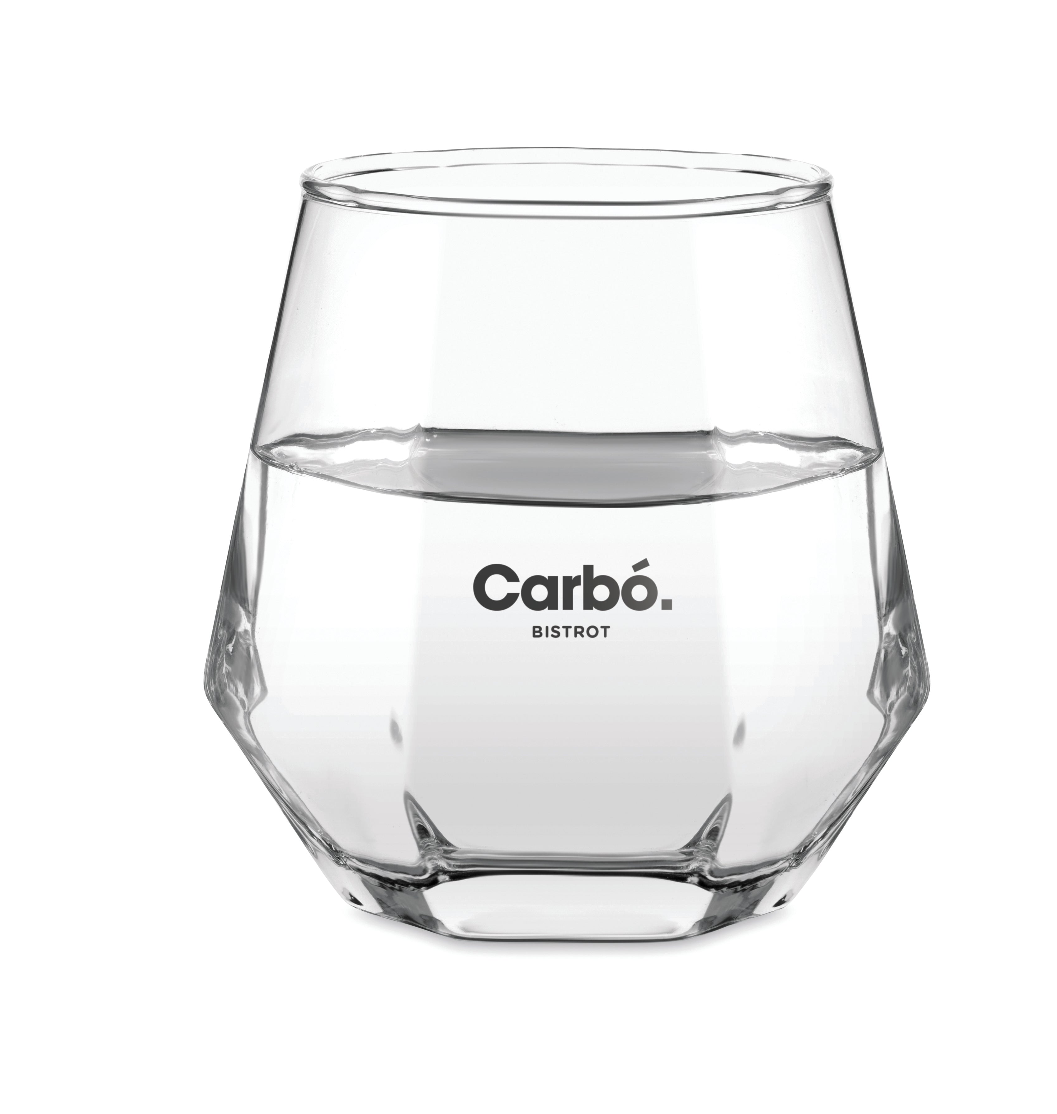 Kimbero Diamond Shaped Short Drink Glass 300ml