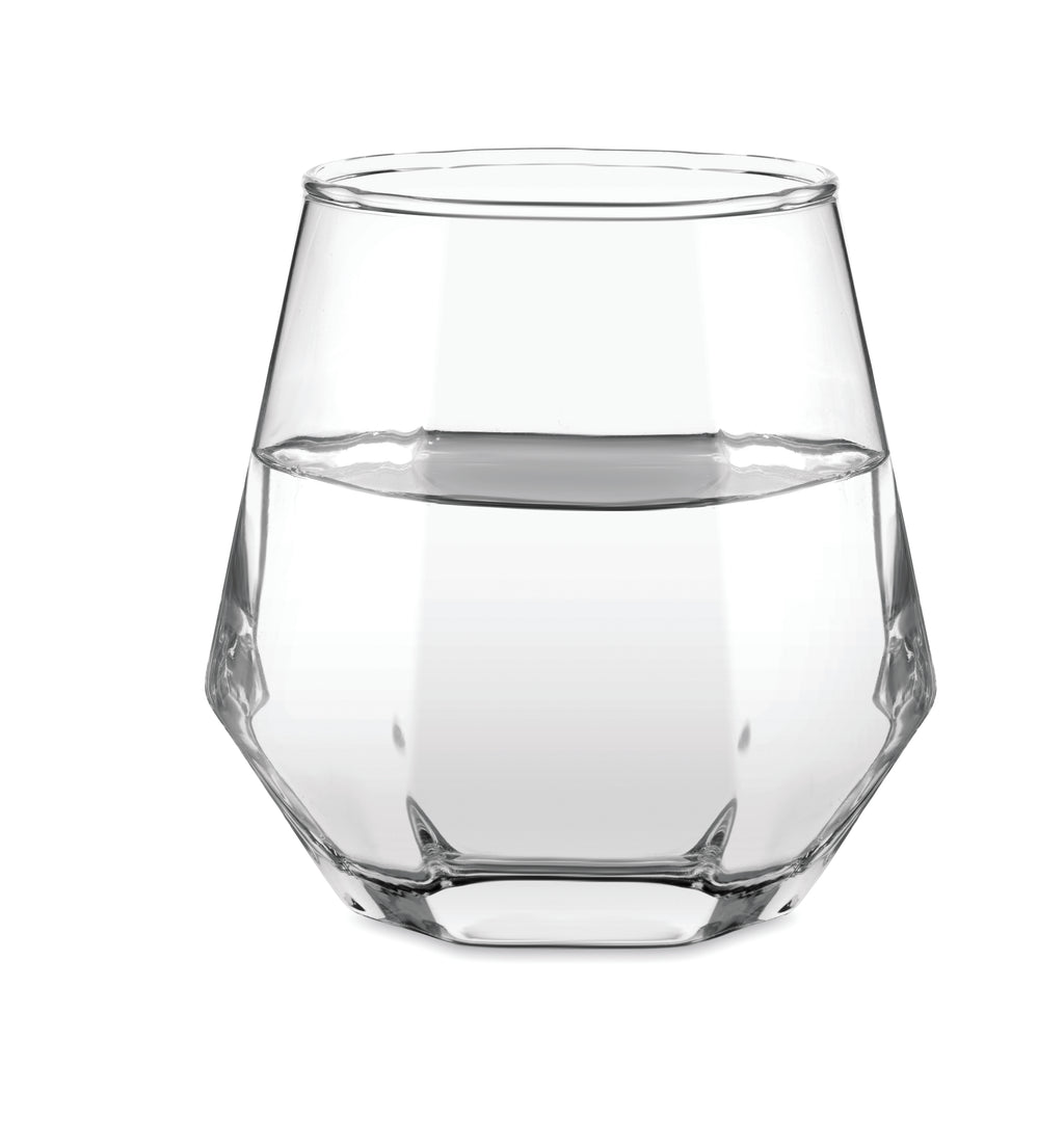 Kimbero Diamond Shaped Short Drink Glass 300ml