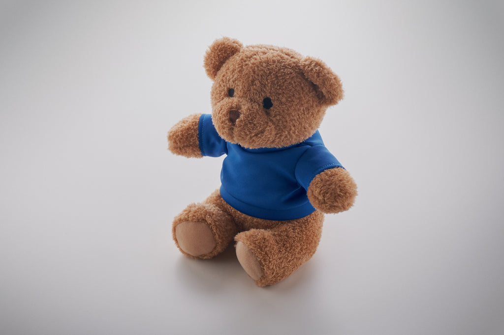 Jackie 23cm Teddy Bear with Printed T-Shirt