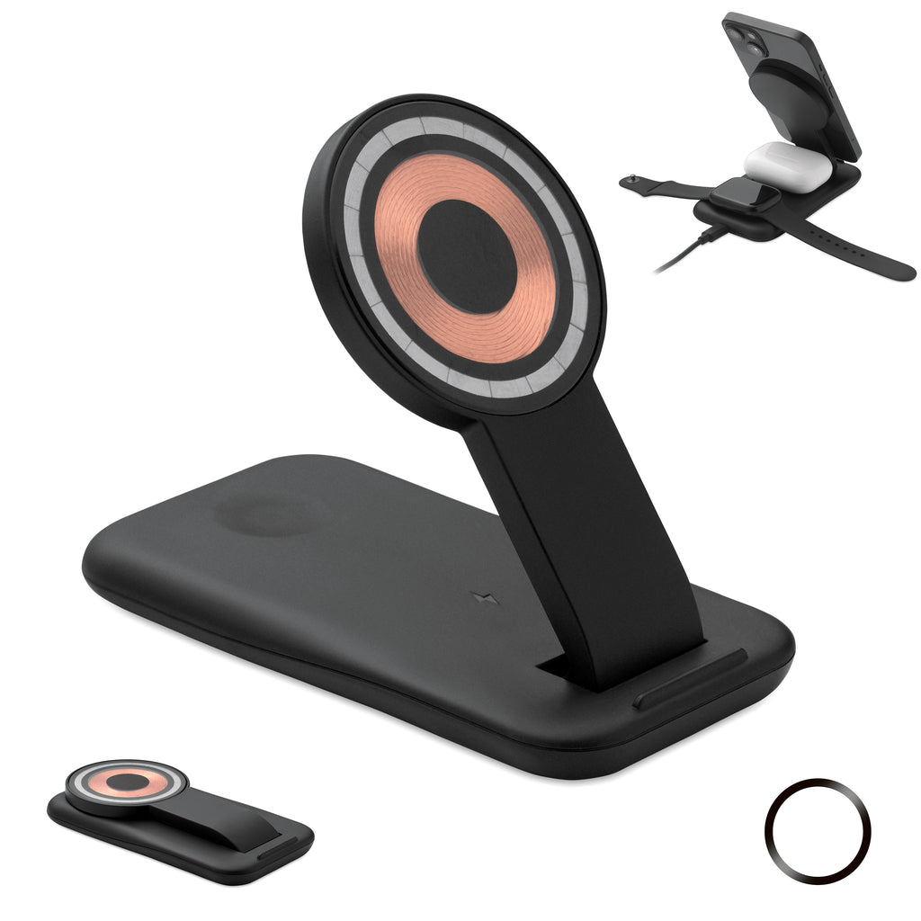 Pendoless 3-in-1 Wireless Charging Station 15W
