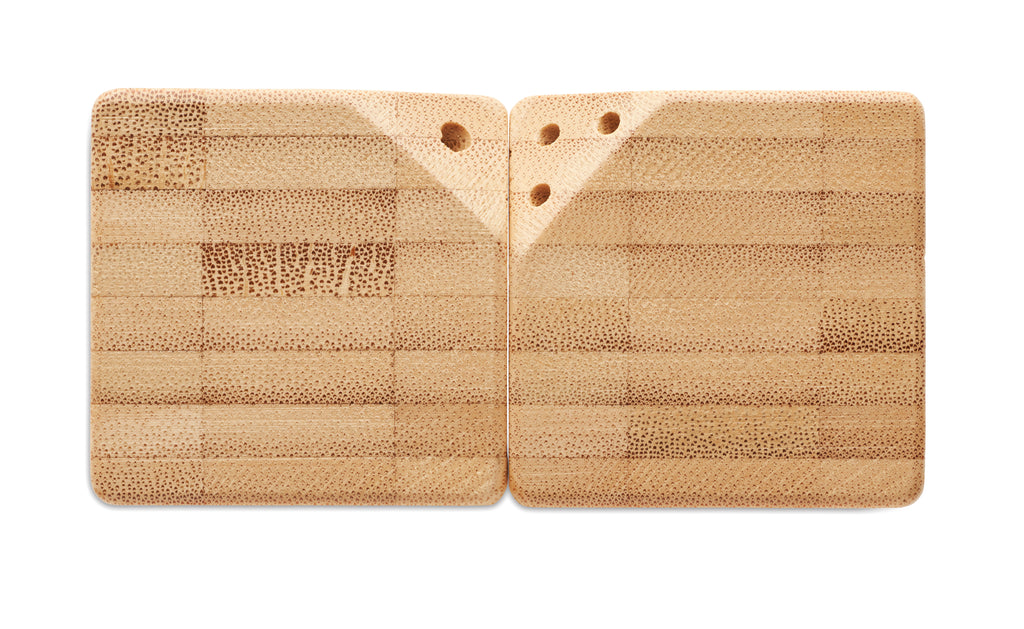 BOTH Bamboo Magnetic Salt and Pepper Shaker Set