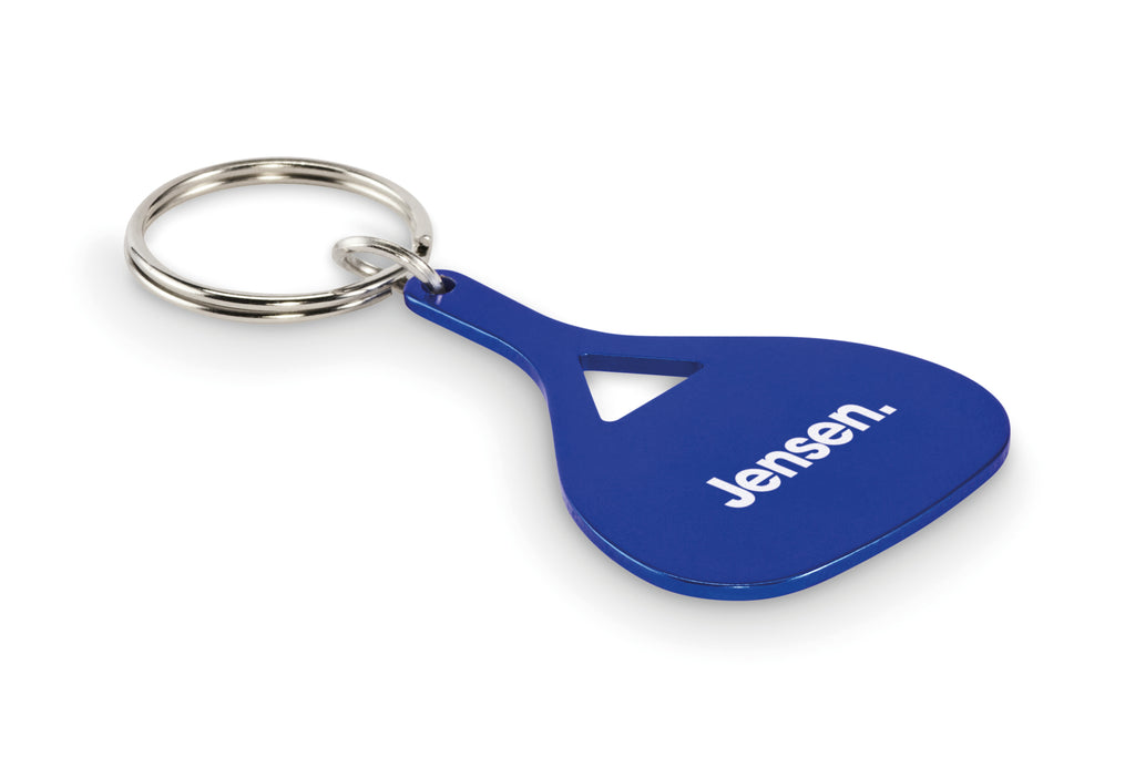KEPAD Recycled Aluminium Paddle-Shaped Key Ring