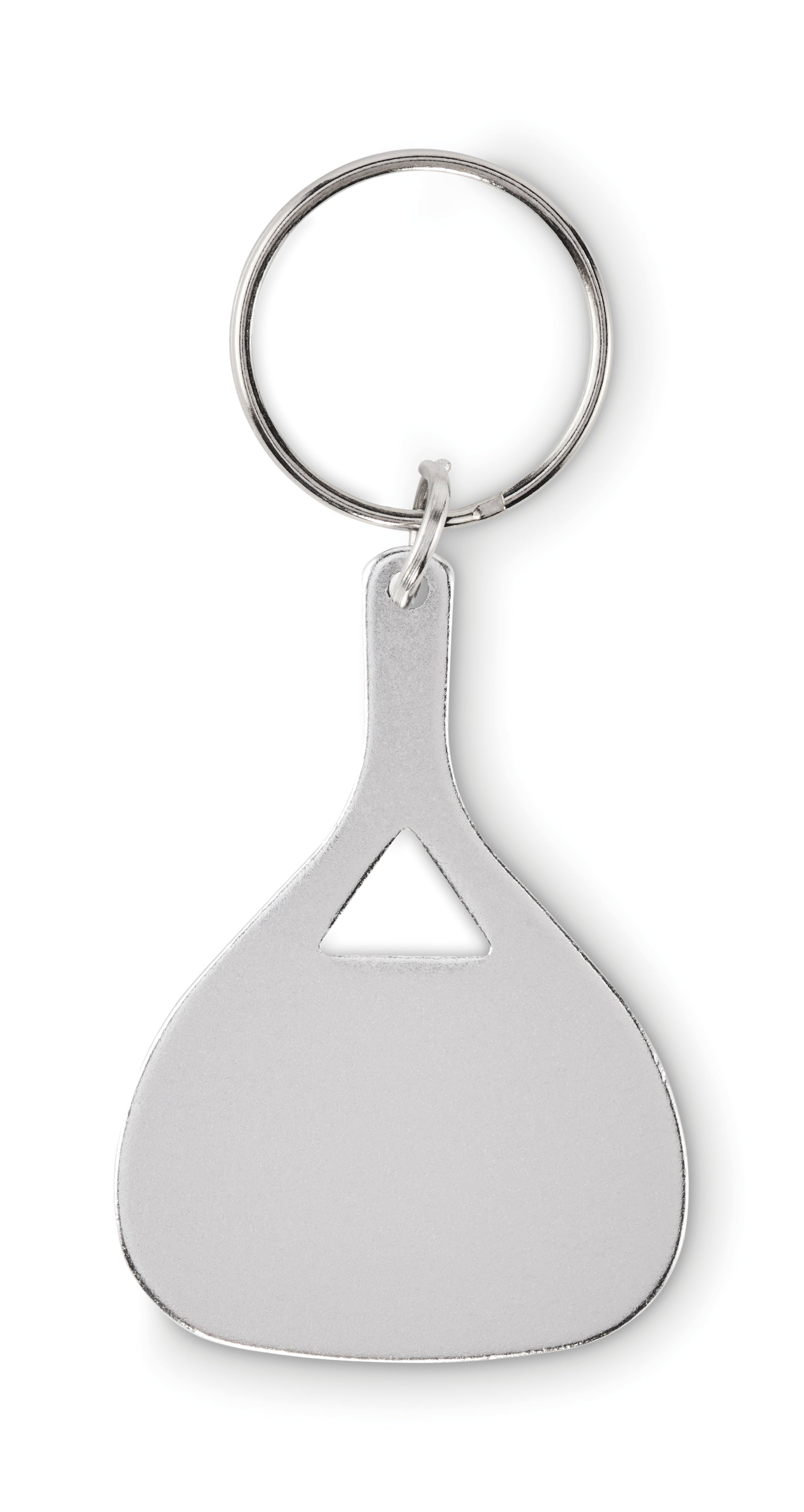 KEPAD Recycled Aluminium Paddle-Shaped Key Ring